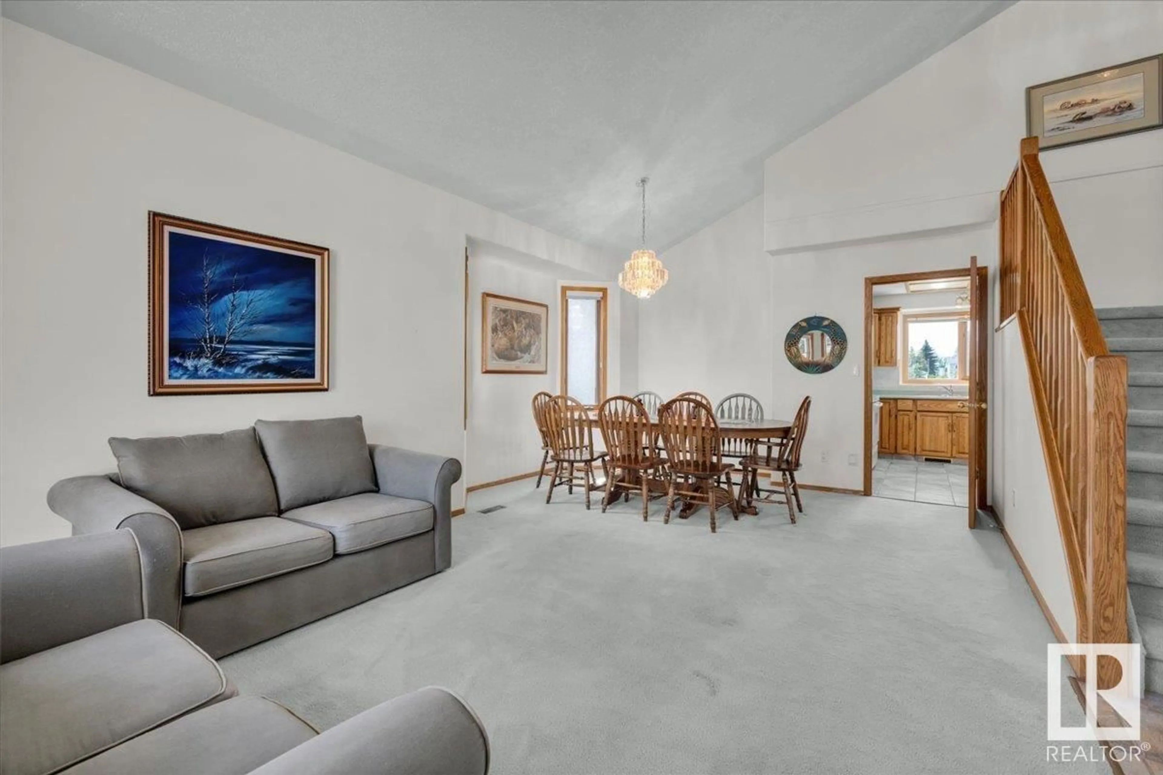 Living room with furniture, unknown for 4356 31 ST, Edmonton Alberta T6T1C2