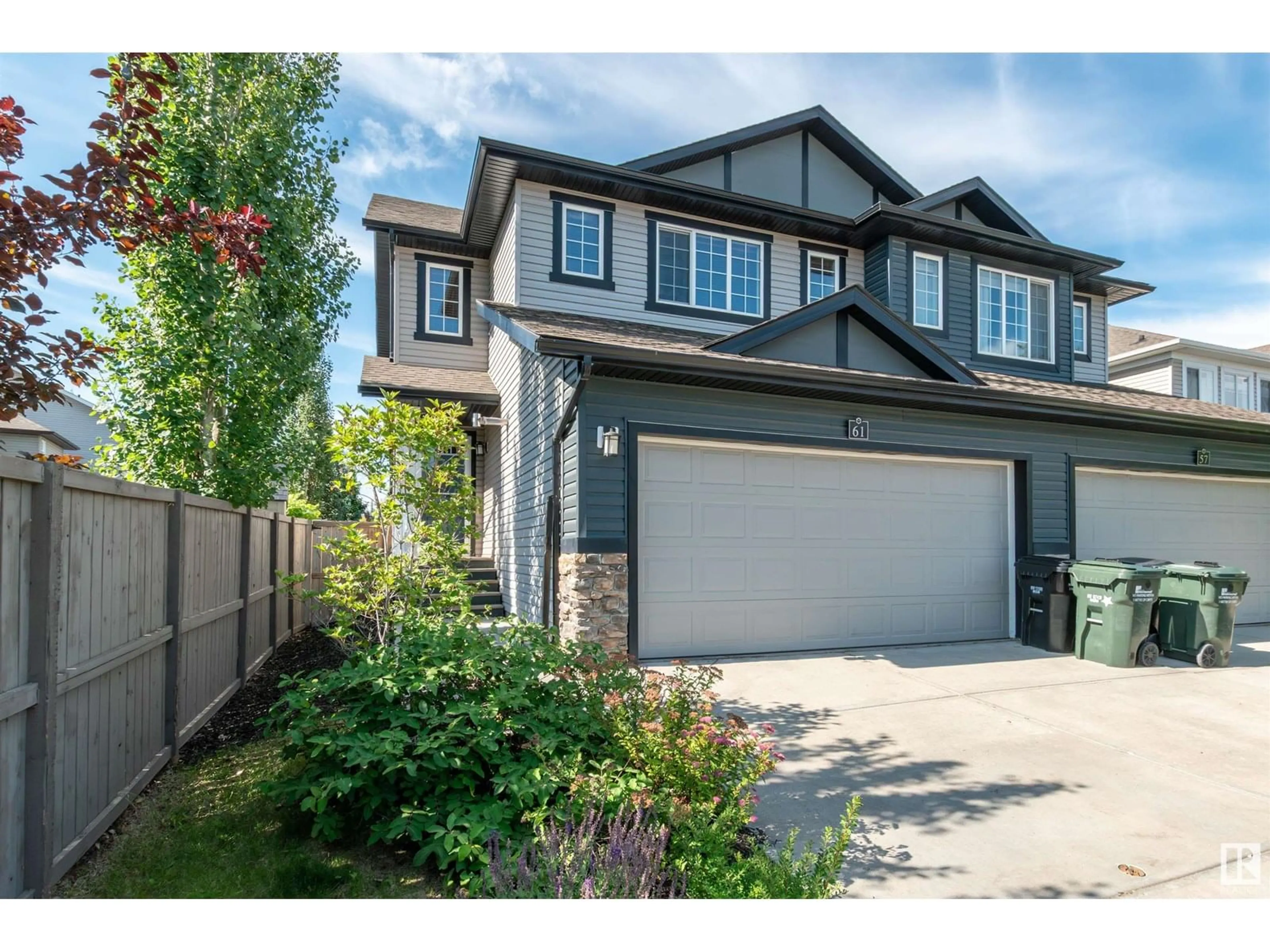 A pic from outside/outdoor area/front of a property/back of a property/a pic from drone, street for 61 SUNTERRA WY, Sherwood Park Alberta T8H0R3