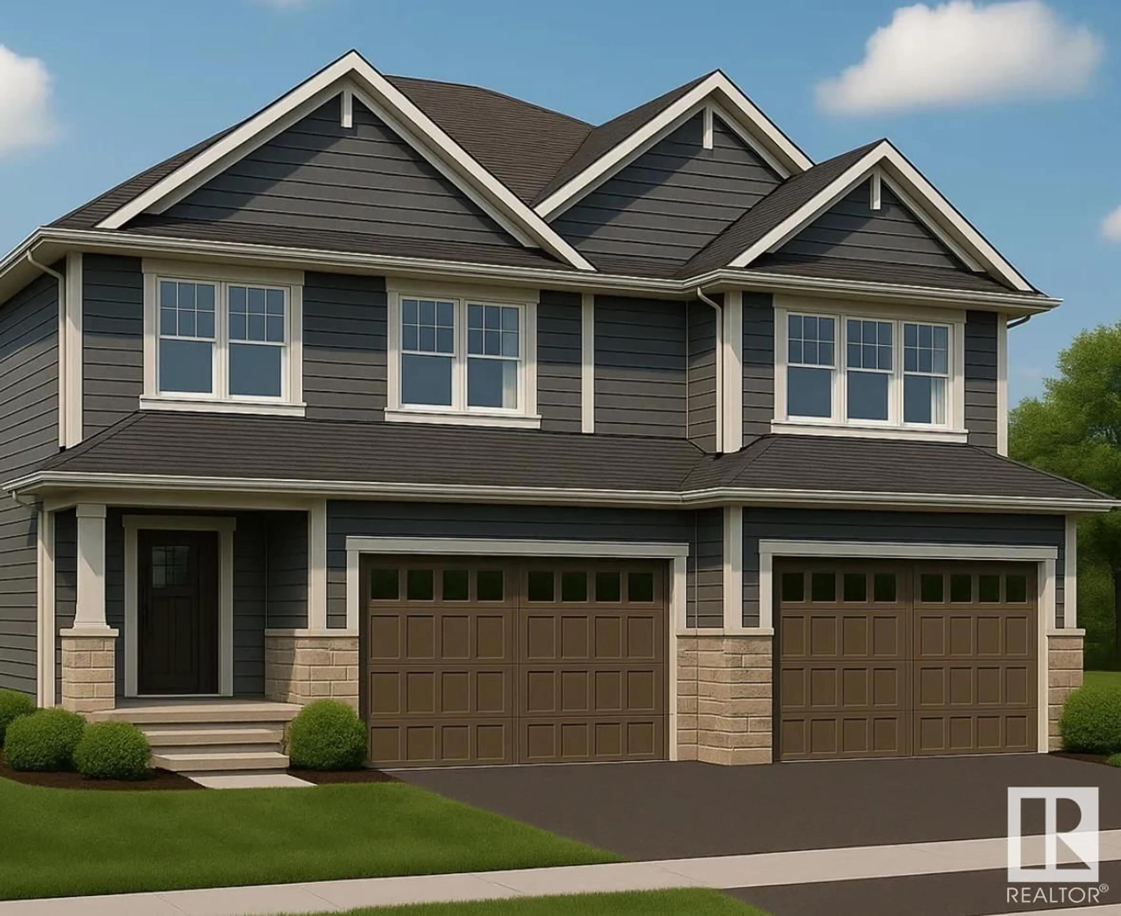 Home with vinyl exterior material, street for 3312 ROY BROWN WY, Edmonton Alberta T5E6Z9