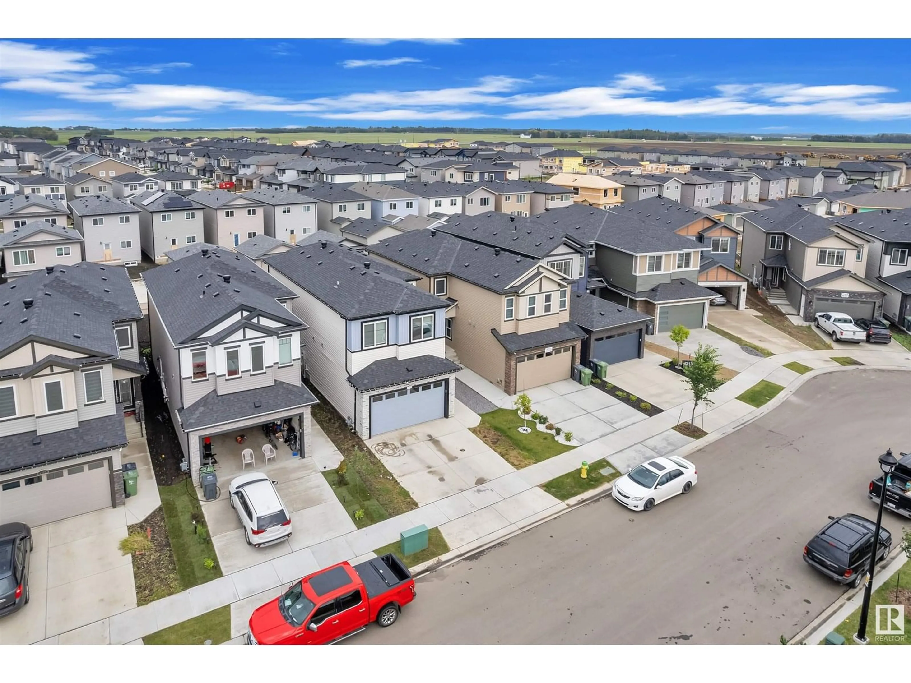 A pic from outside/outdoor area/front of a property/back of a property/a pic from drone, street for 4209 38A ST, Beaumont Alberta T4X2Z6