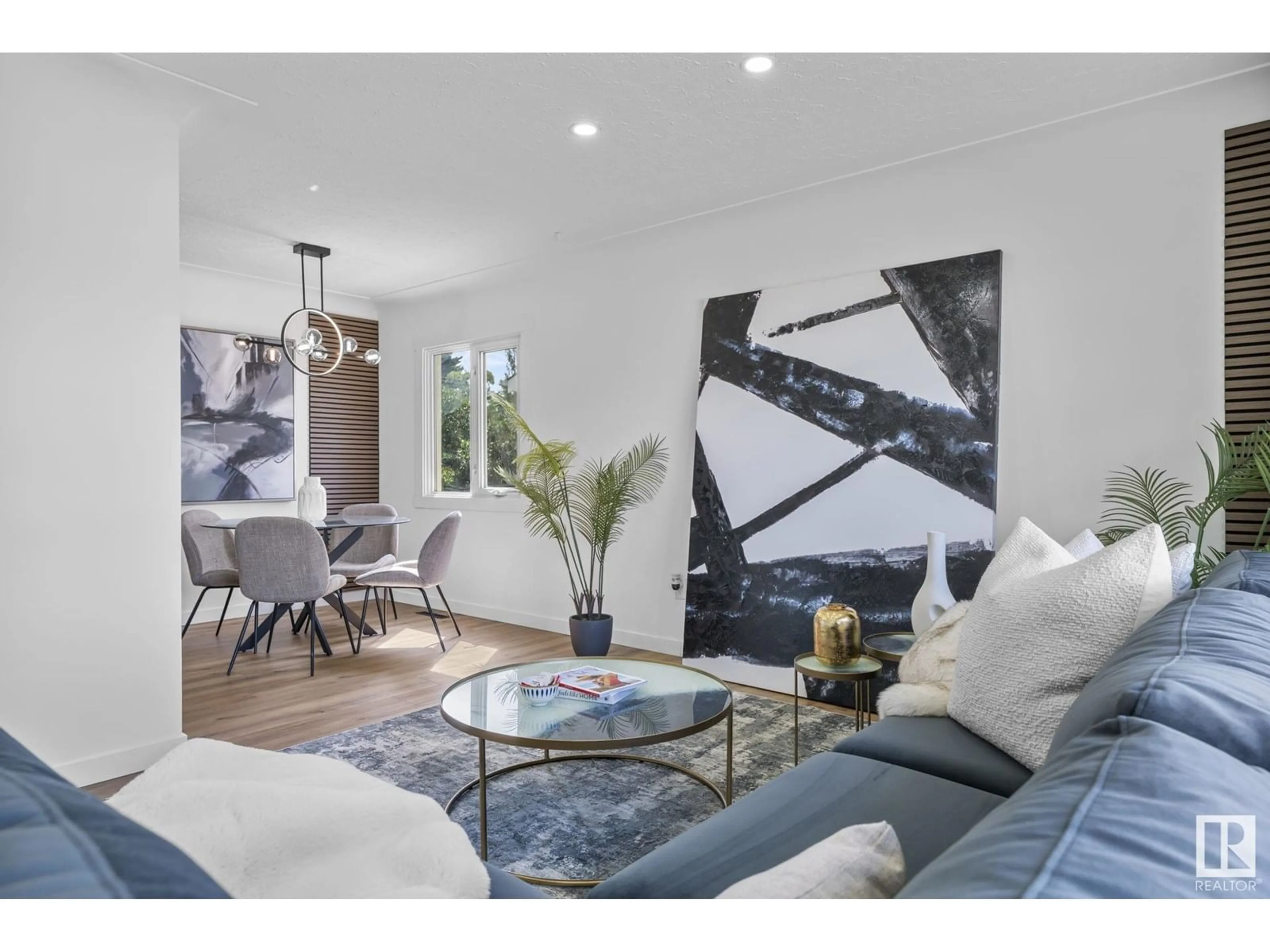 Living room with furniture, unknown for 13123 85 ST, Edmonton Alberta T5E2Z5