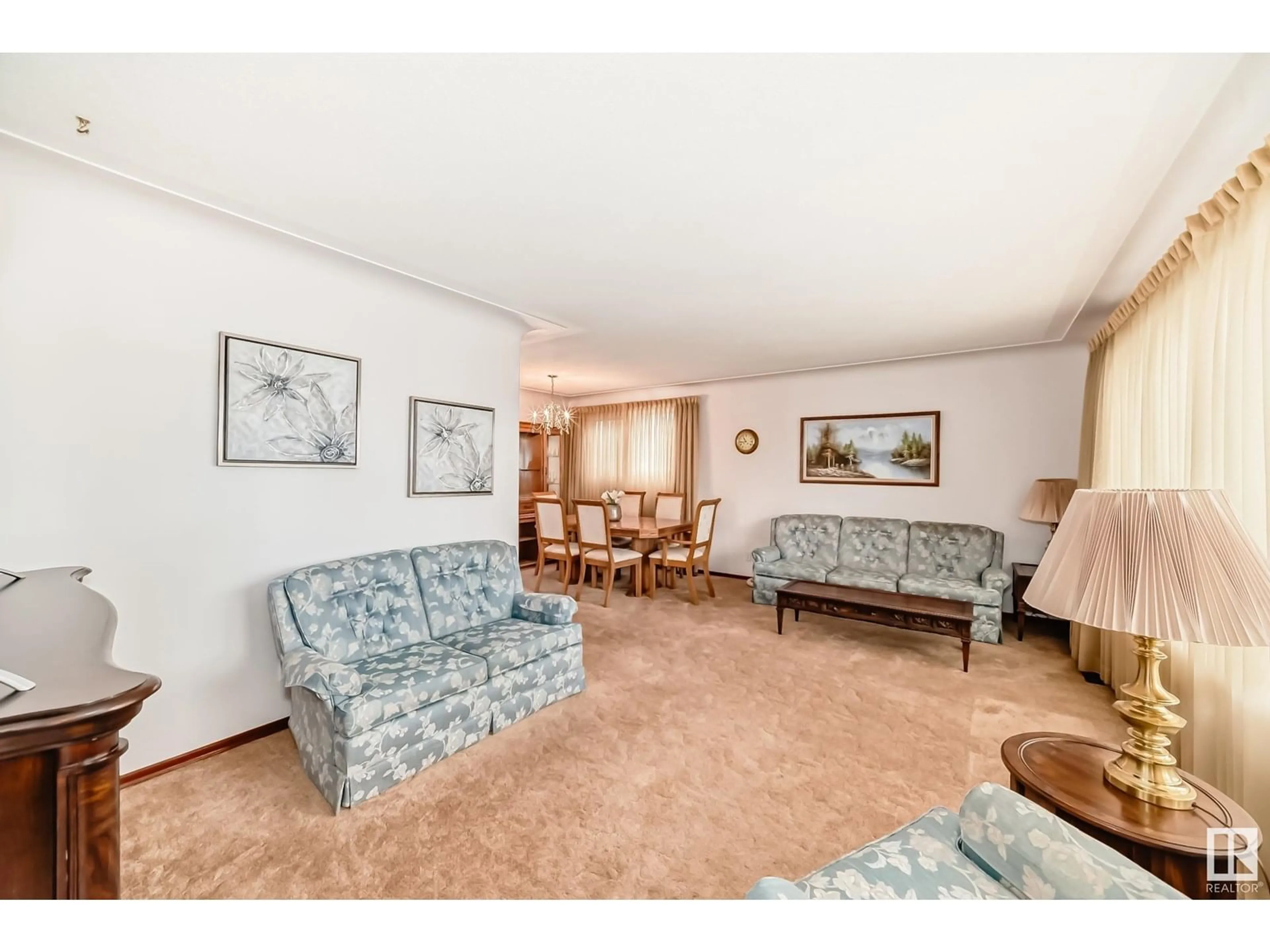 Living room with furniture, unknown for 7112 99 AV, Edmonton Alberta T6A0E1