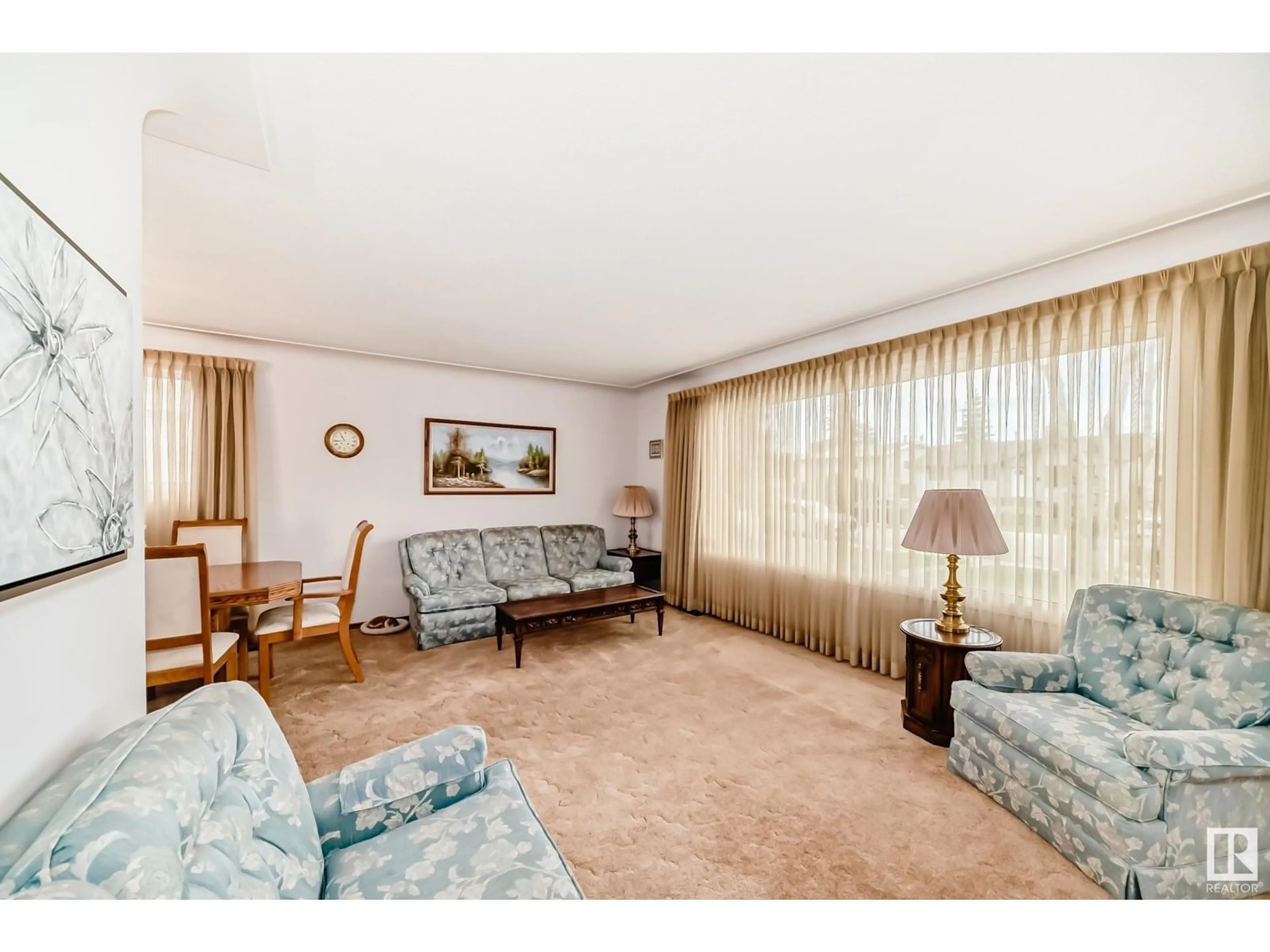 Living room with furniture, unknown for 7112 99 AV, Edmonton Alberta T6A0E1
