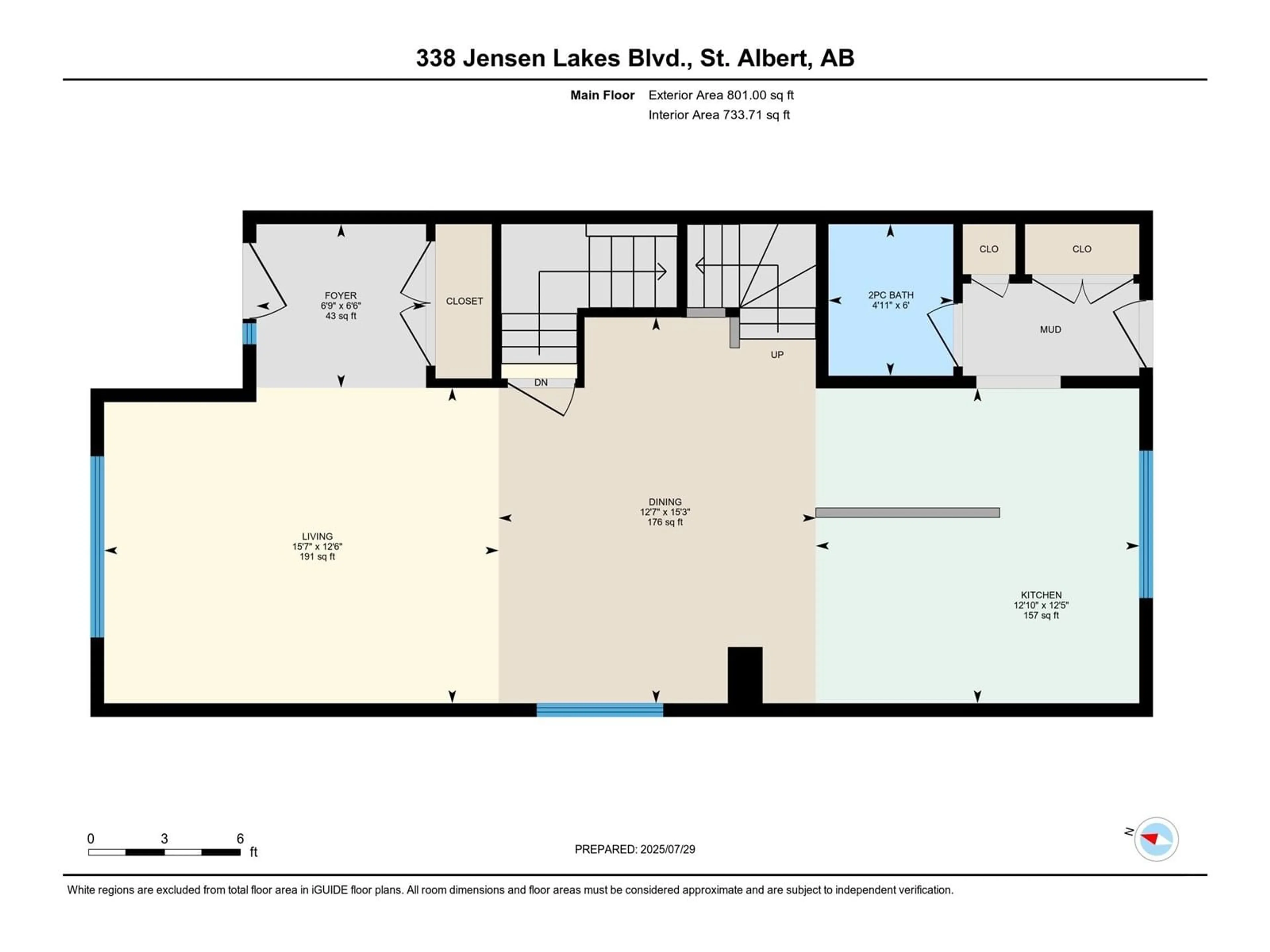 Floor plan for 338 JENSEN LAKES BV, St. Albert Alberta T8N7Z4