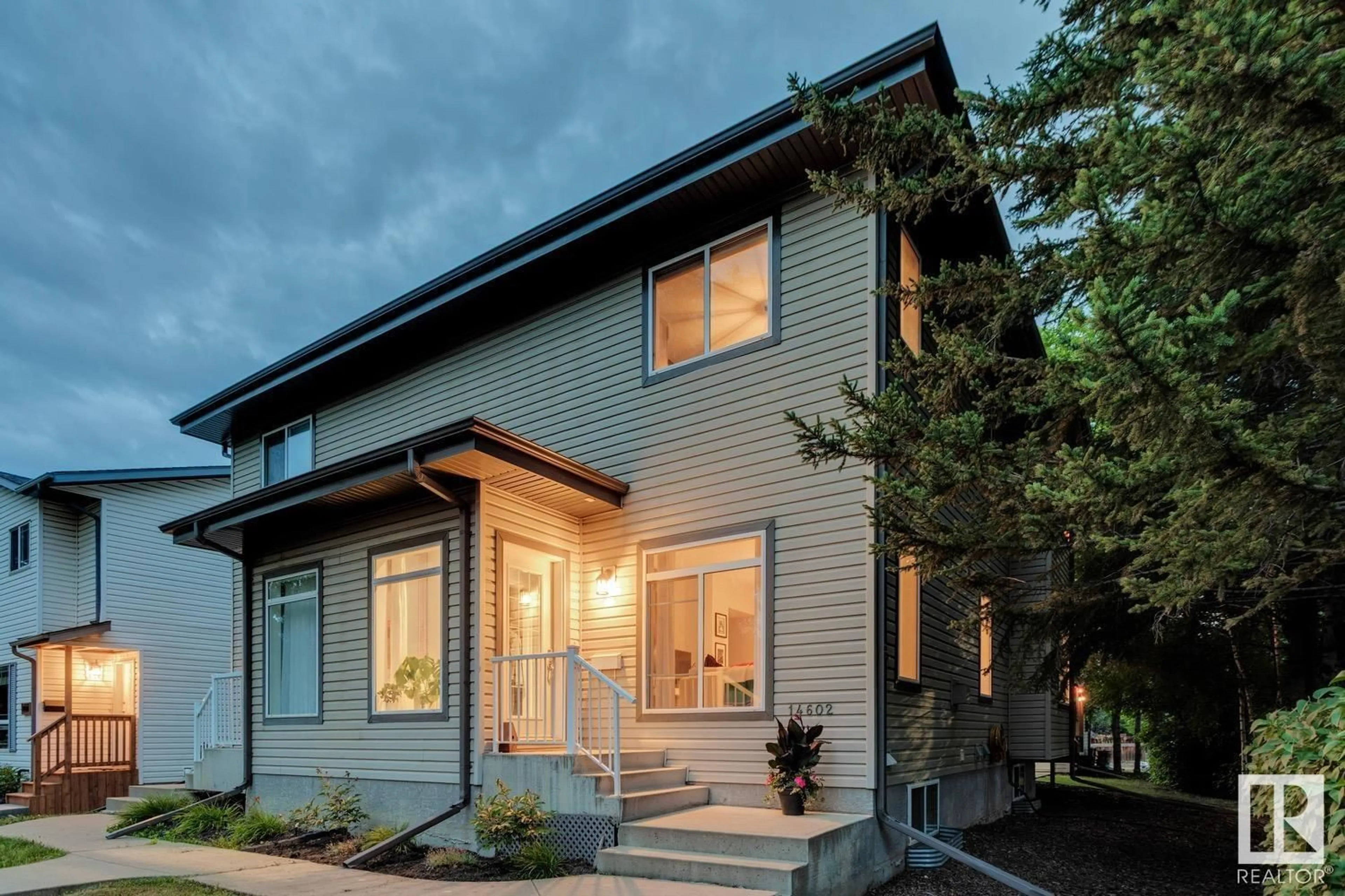 Home with brick exterior material, street for 14602 104 AV, Edmonton Alberta T5N0X4