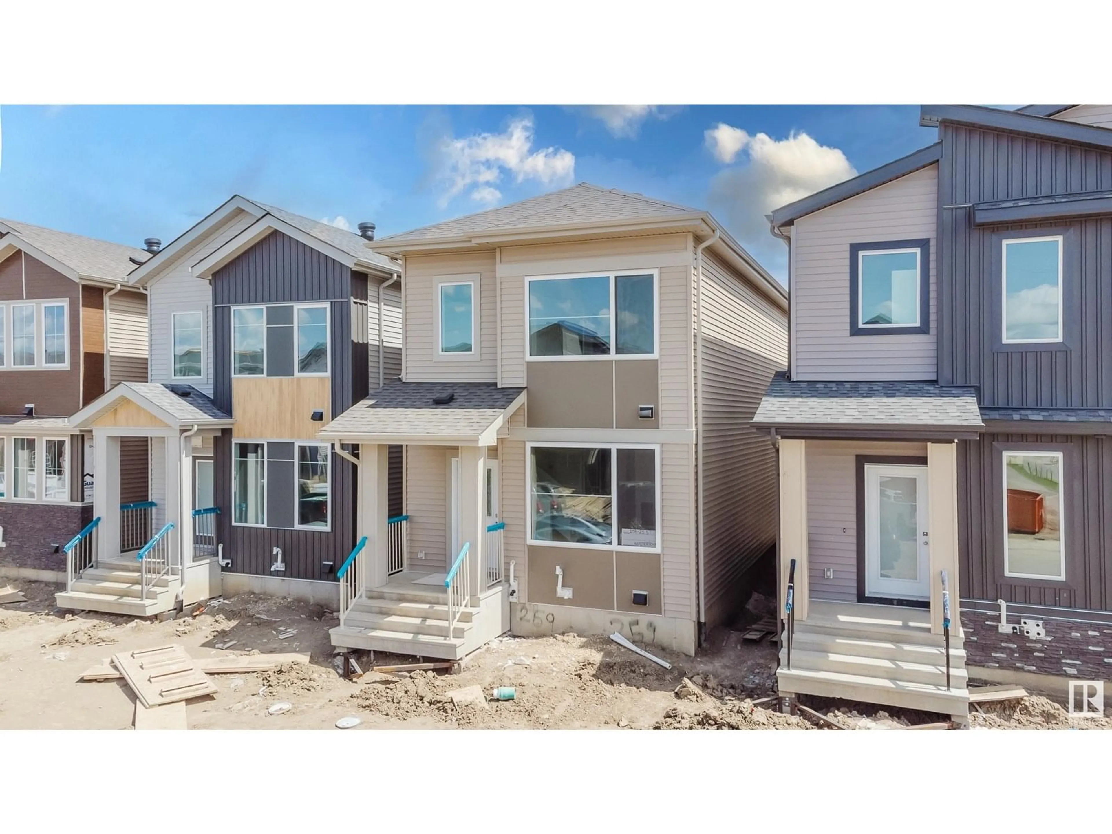 Home with vinyl exterior material, street for 259 25 ST, Edmonton Alberta T6X3K3
