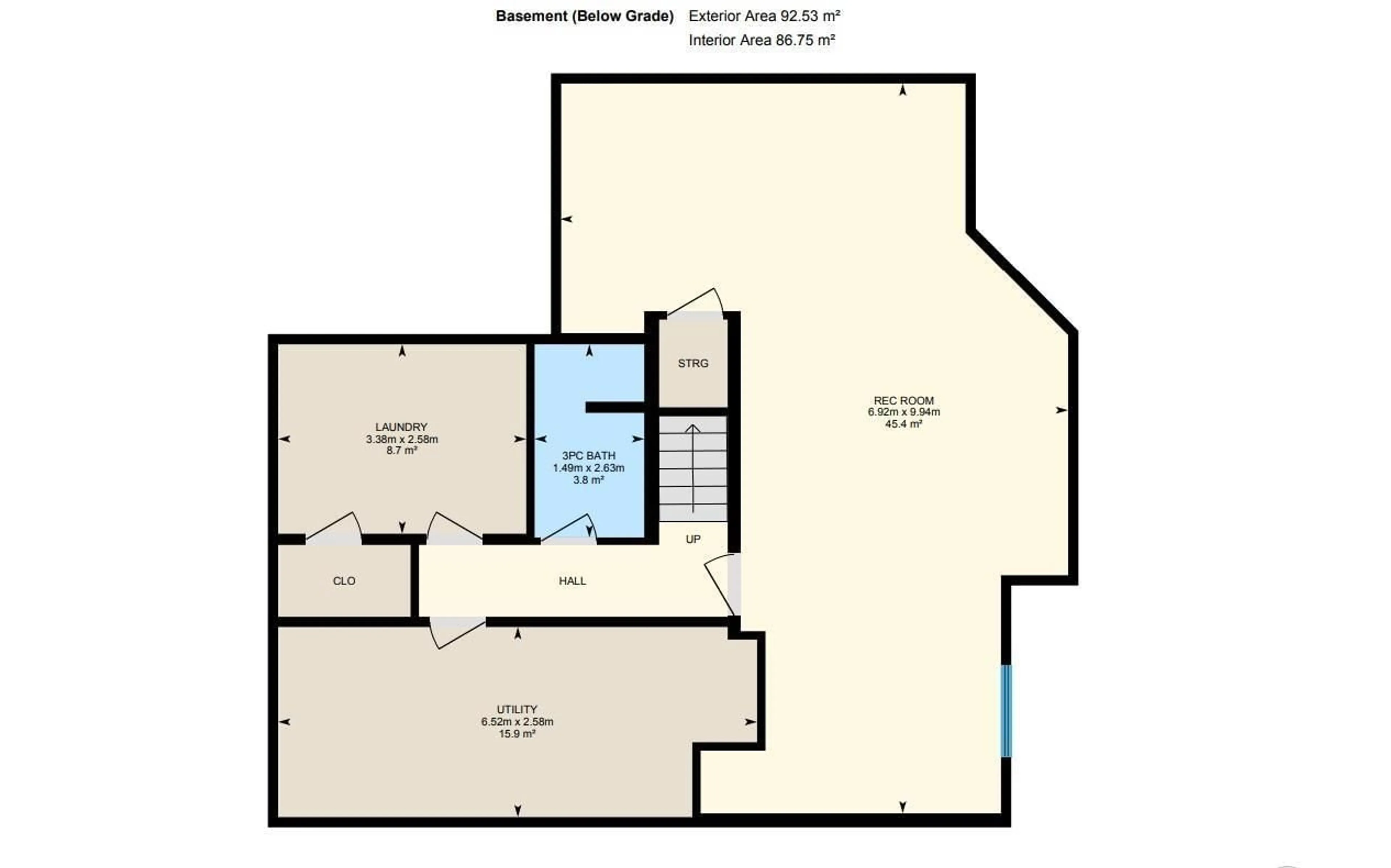 Floor plan for 10816 11 AV, Edmonton Alberta T6J6J1