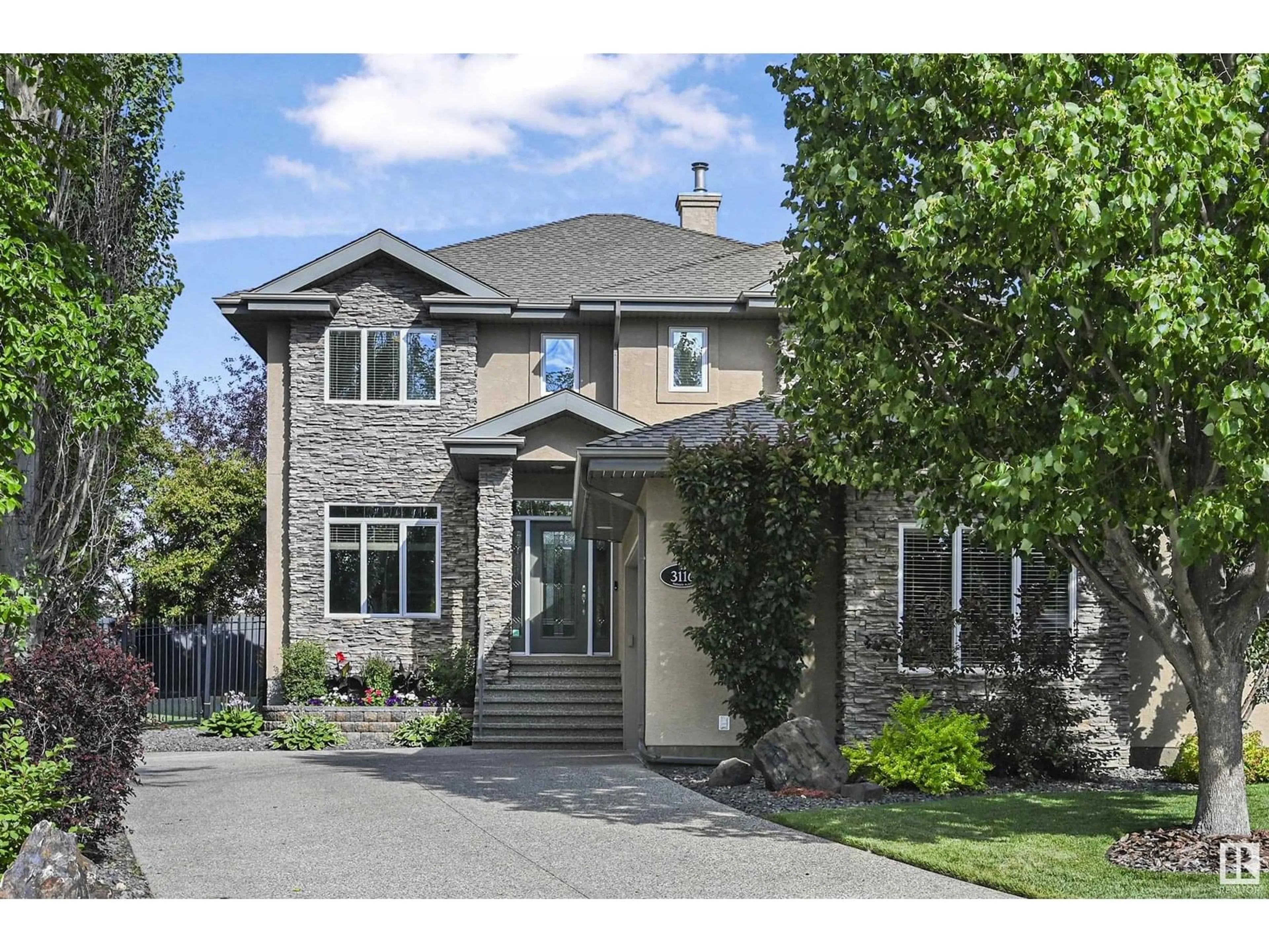 Home with brick exterior material, street for 3116 TREDGER PL, Edmonton Alberta T6R3P3