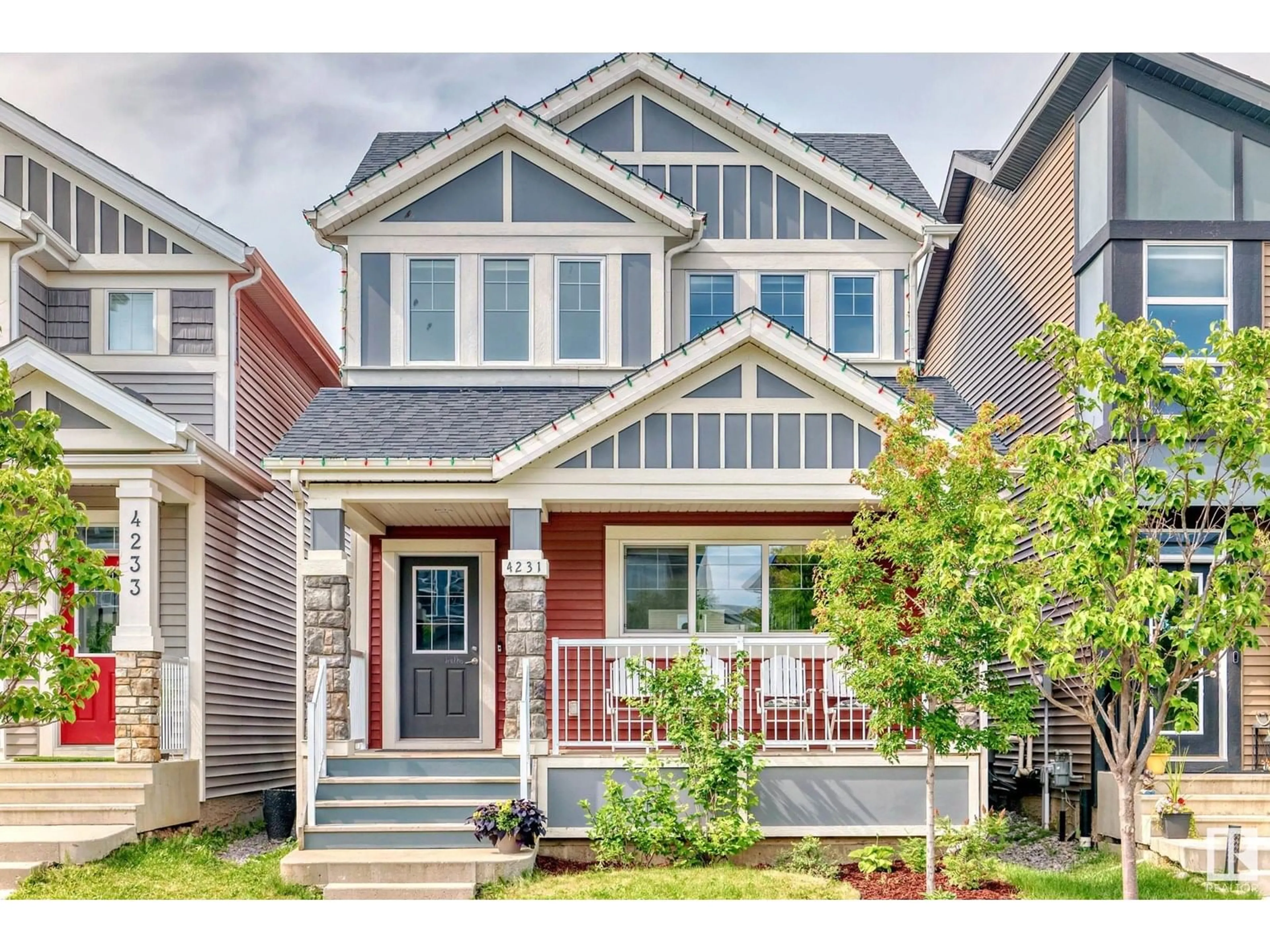 Home with vinyl exterior material, street for 4231 PROWSE WY, Edmonton Alberta T6W3A6