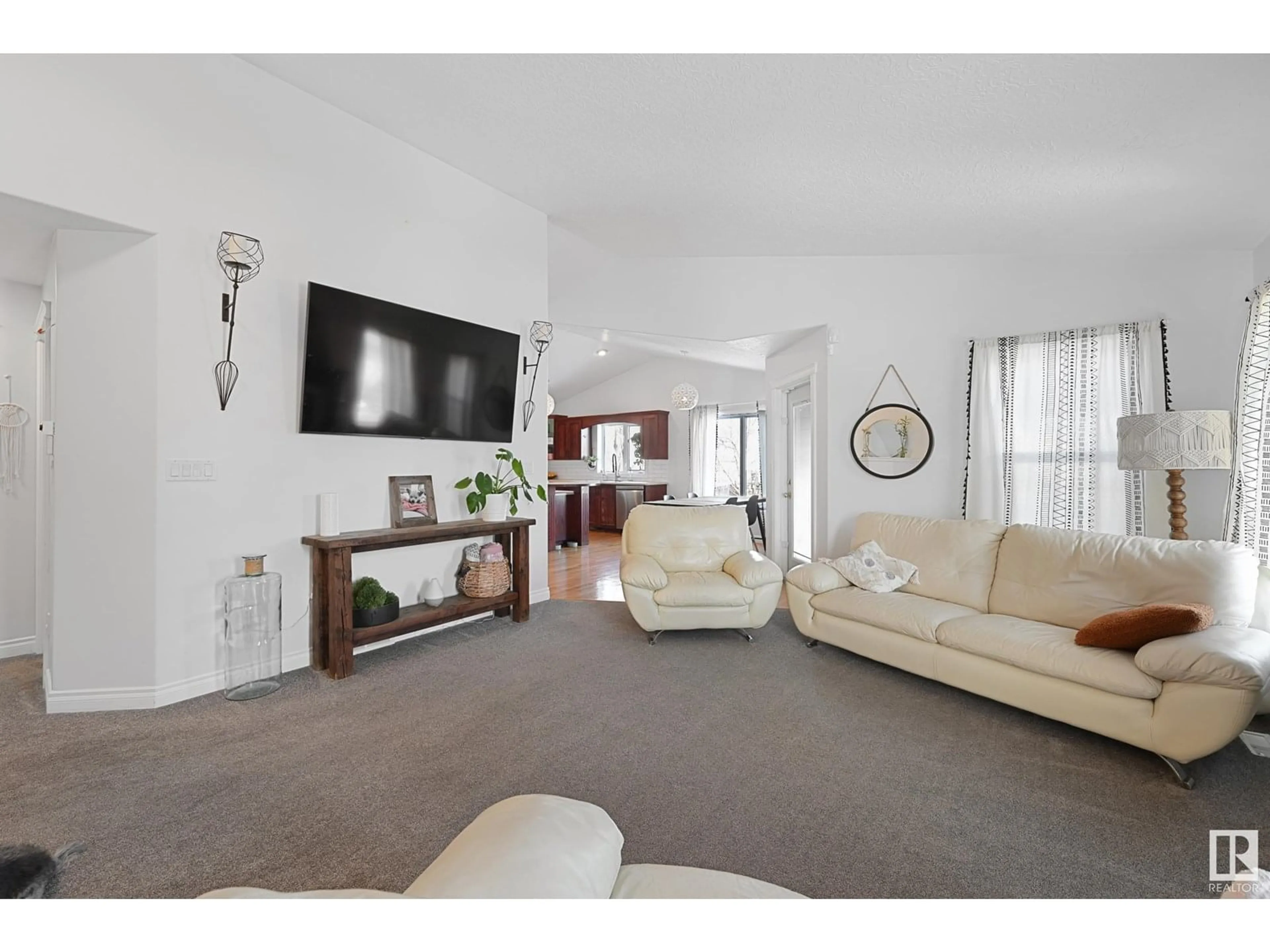 Living room with furniture, unknown for NW - 13006 141B AV, Edmonton Alberta T6V1P4