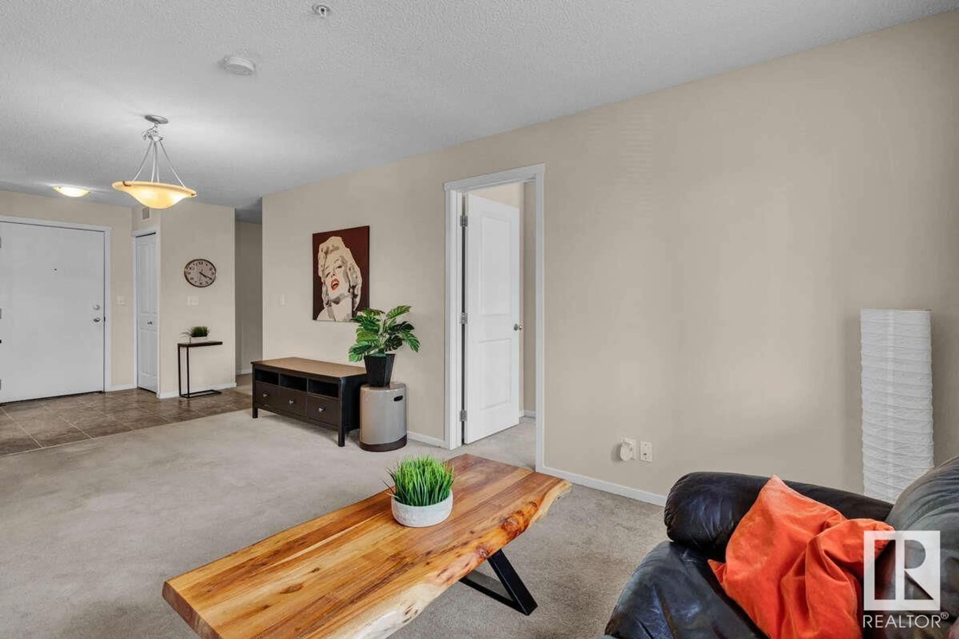 Living room with furniture, unknown for #206 - 5370 CHAPPELLE RD, Edmonton Alberta T6W3L5