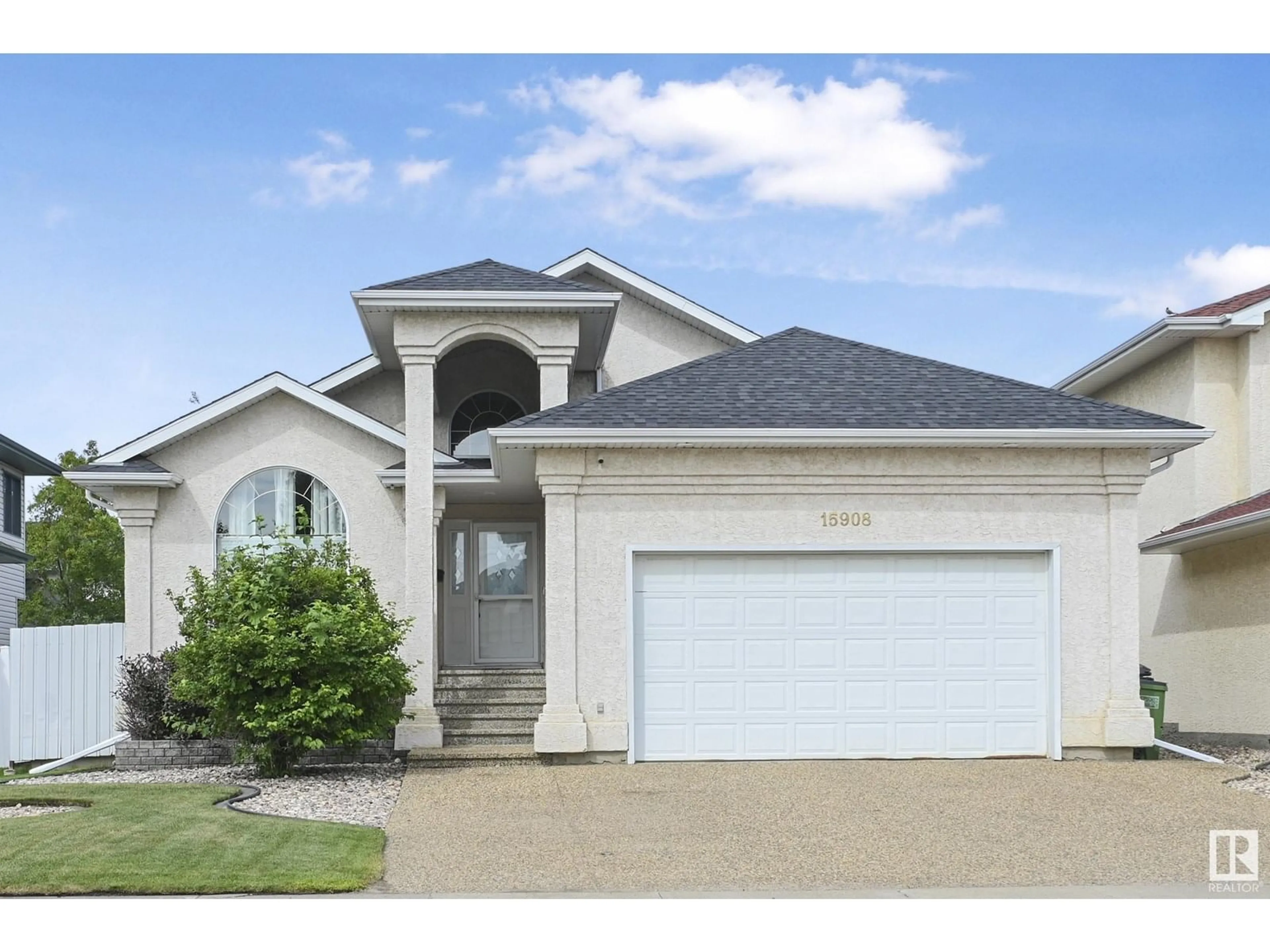 Home with vinyl exterior material, street for NW - 15908 89A ST, Edmonton Alberta T5Z3E2