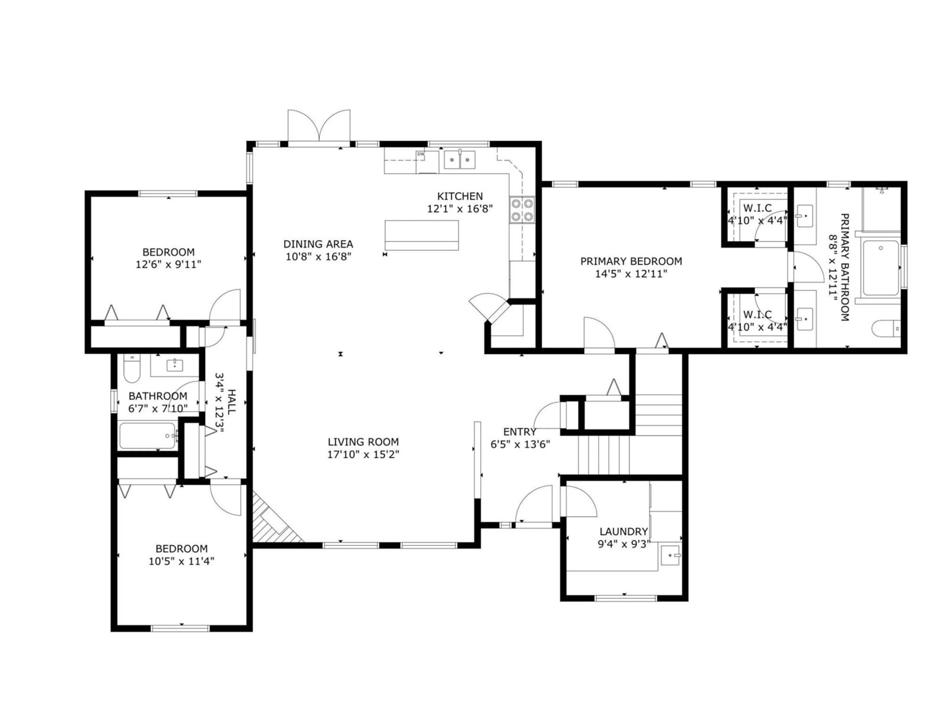 Floor plan for 8 - 63220 RR 433, Rural Bonnyville M.D. Alberta T9M1P2