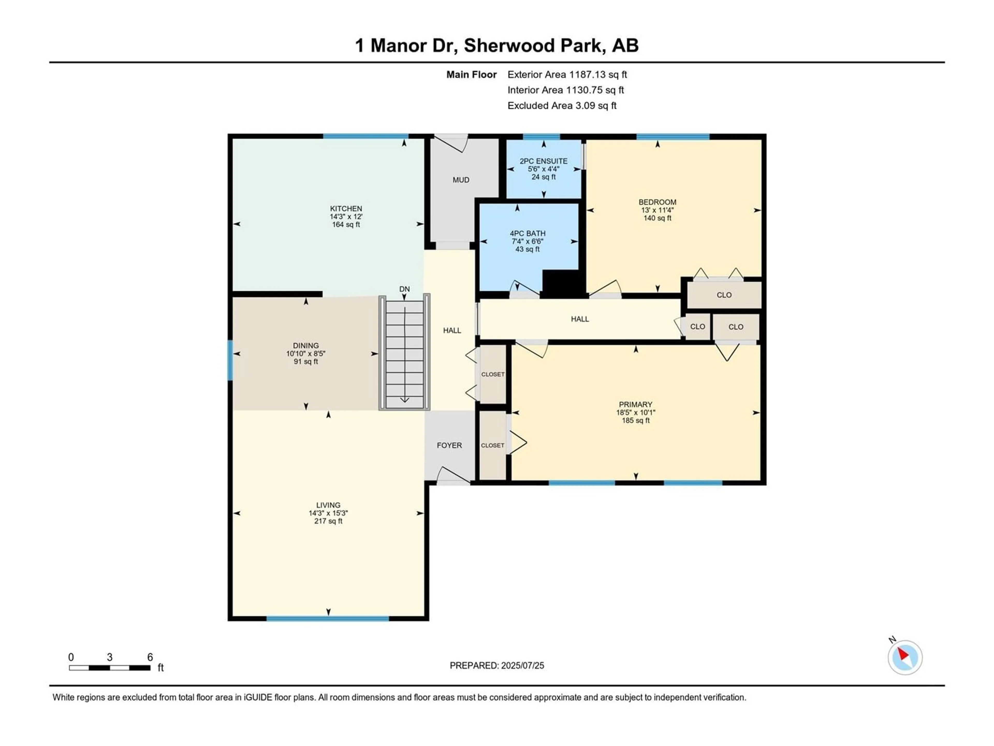 Floor plan for 1 MANOR DR, Sherwood Park Alberta T8A0S1