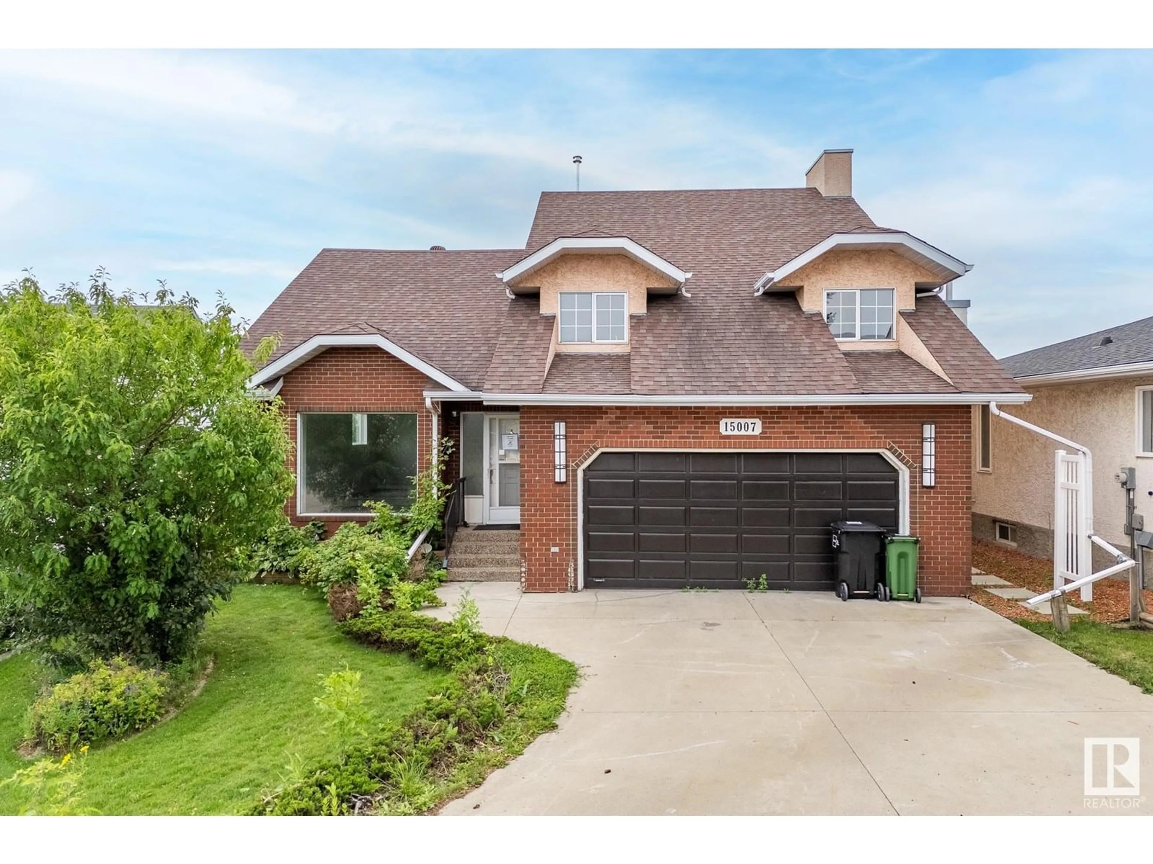 Home with brick exterior material, street for 15007 51 ST, Edmonton Alberta T5A4X3
