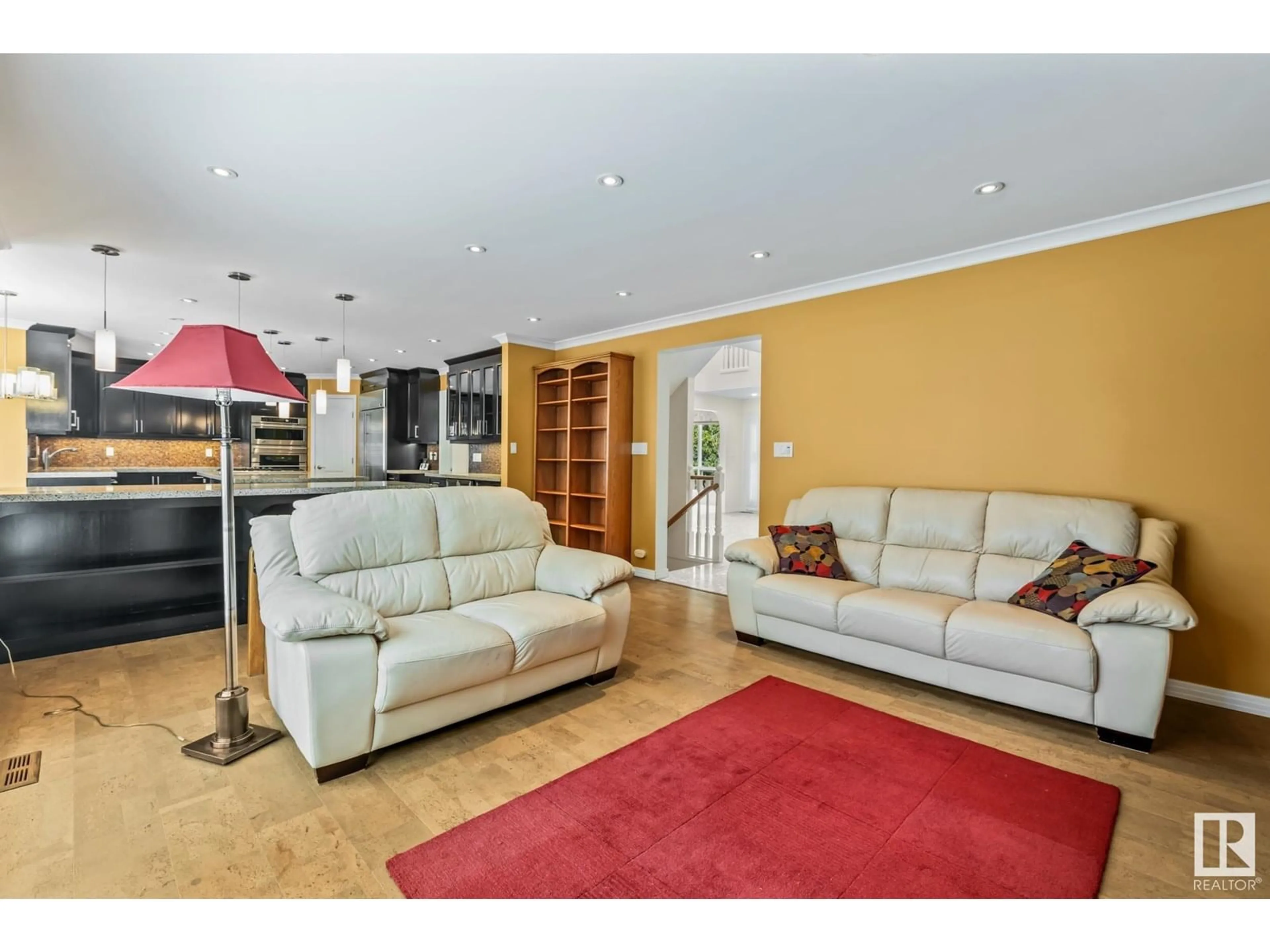 Living room with furniture, unknown for 322 BURTON RD, Edmonton Alberta T6R2G7