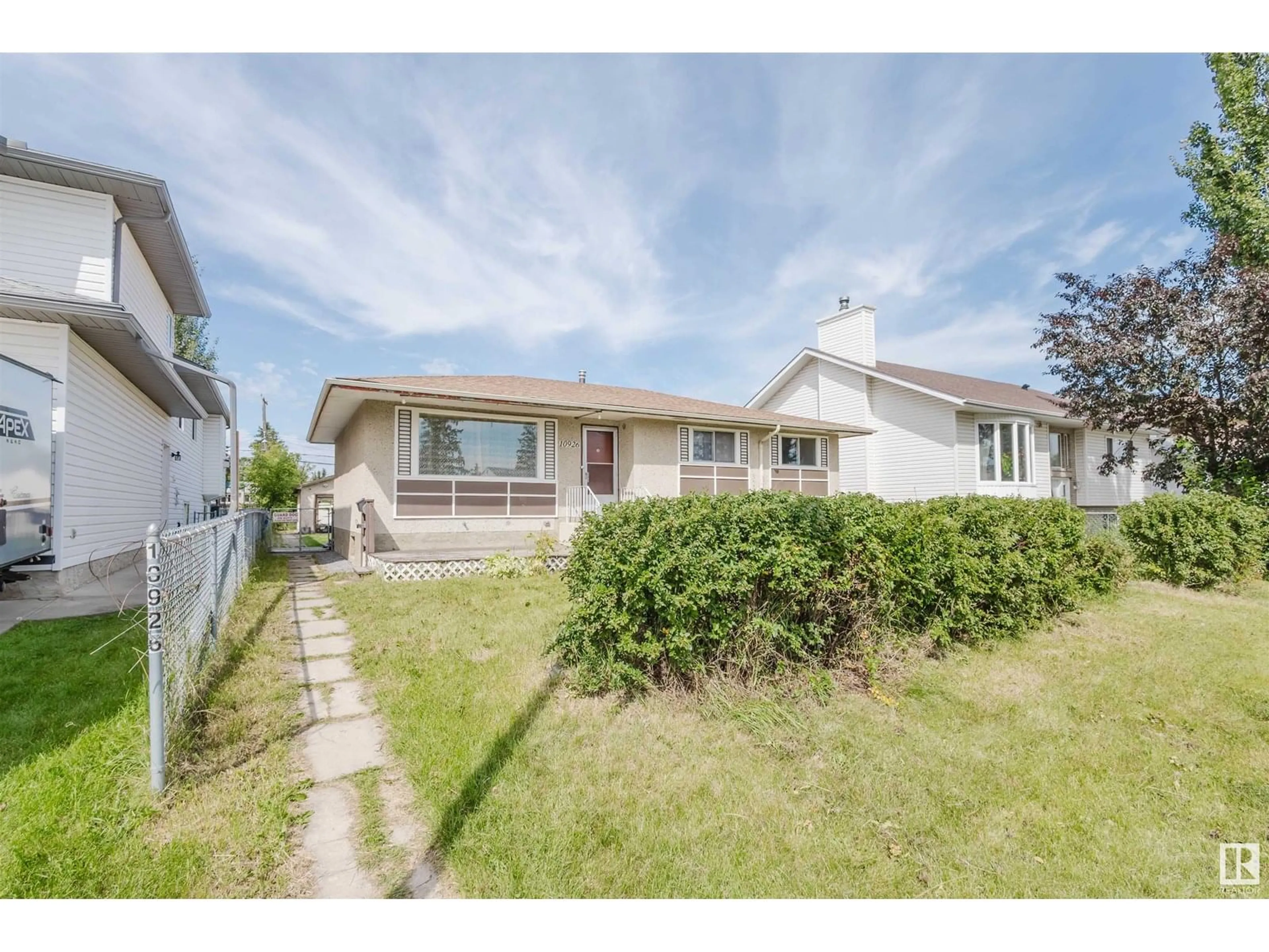 A pic from outside/outdoor area/front of a property/back of a property/a pic from drone, street for NW - 10926 153 ST, Edmonton Alberta T5P2E2
