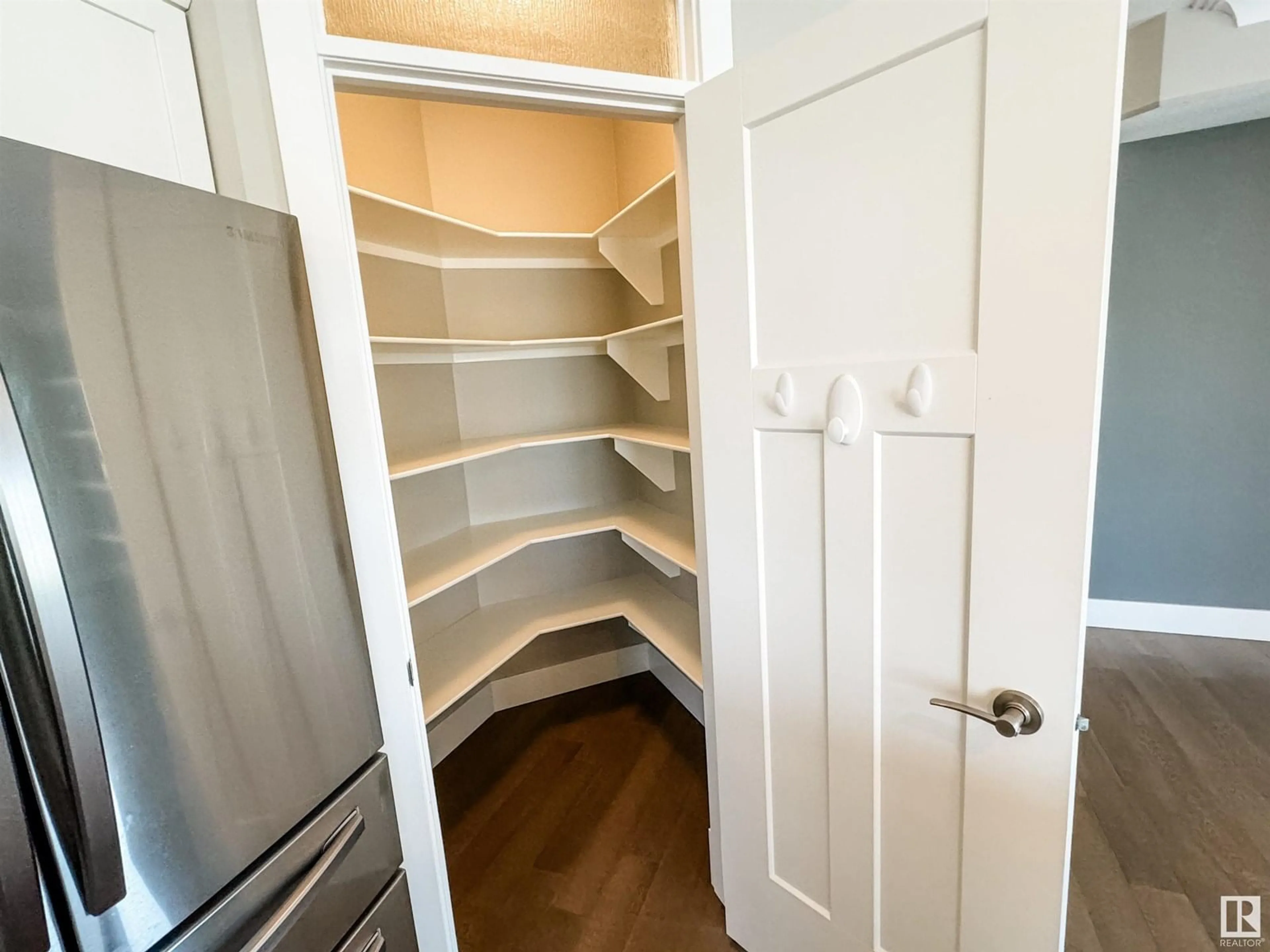Storage room or clothes room or walk-in closet for 309 - 5201 BROUGHAM DR, Drayton Valley Alberta T7A0C8