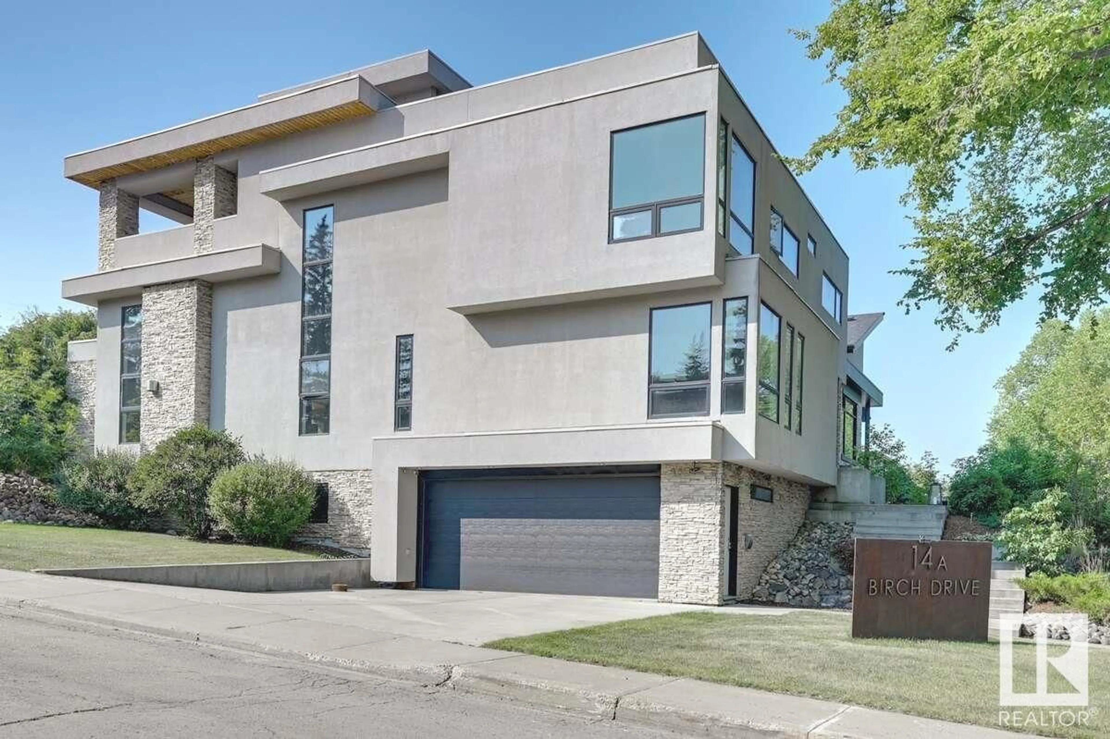Home with brick exterior material, street for 14A BIRCH DR, St. Albert Alberta T8N0C9