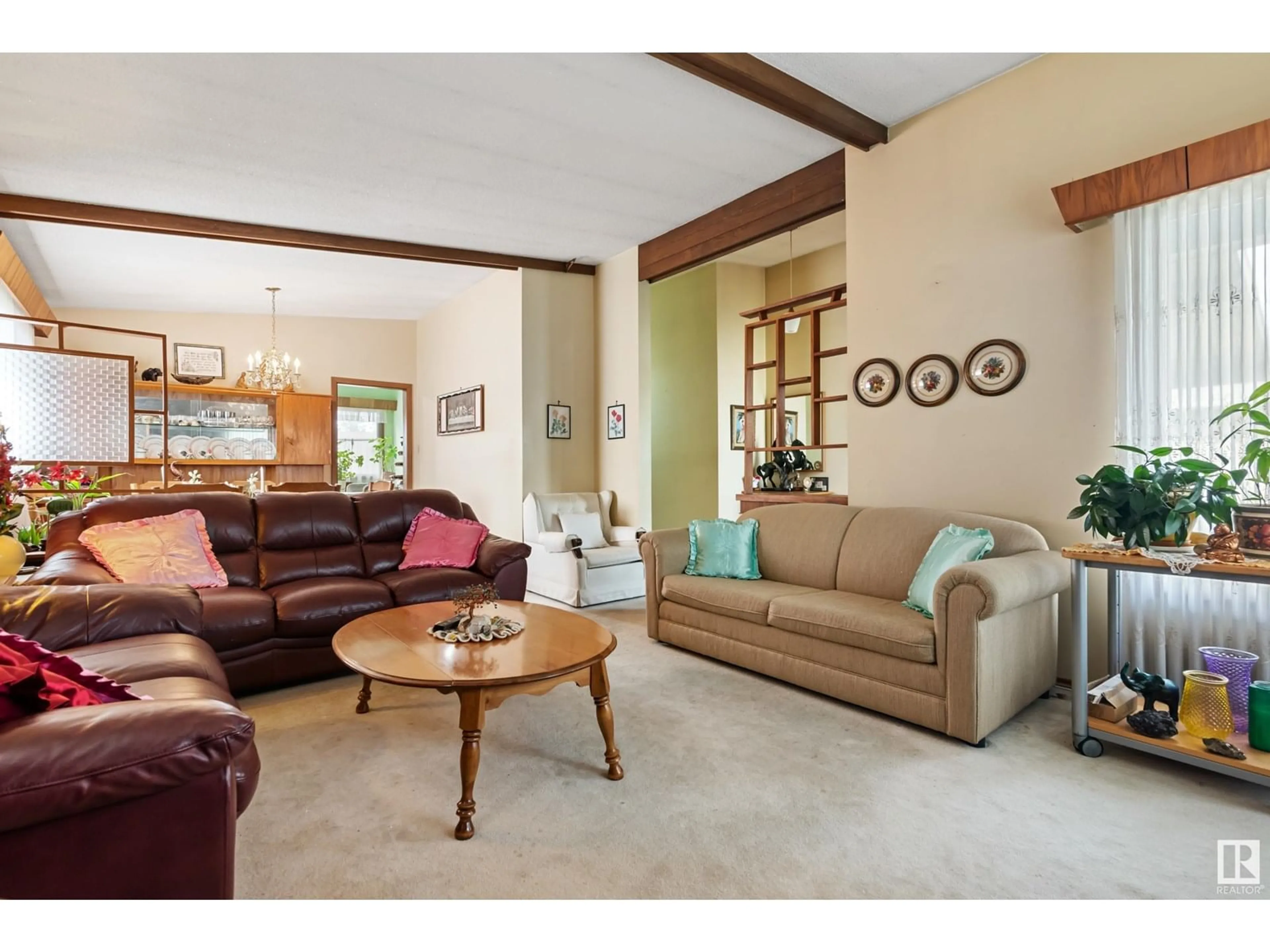Living room with furniture, unknown for NW - 7407 88 AV, Edmonton Alberta T6B0M4