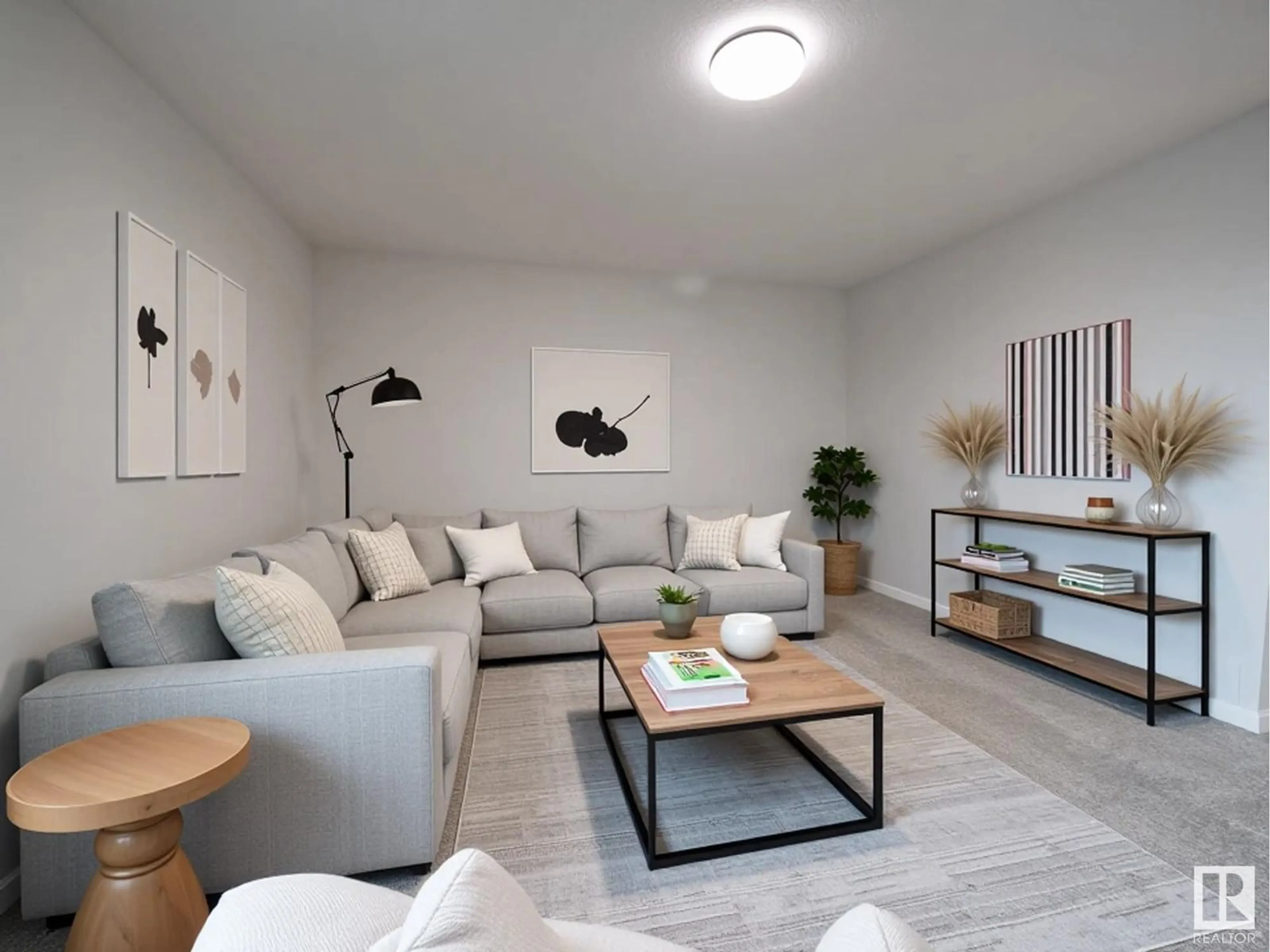 Living room with furniture, unknown for 19342 22A AV, Edmonton Alberta T6M3B7