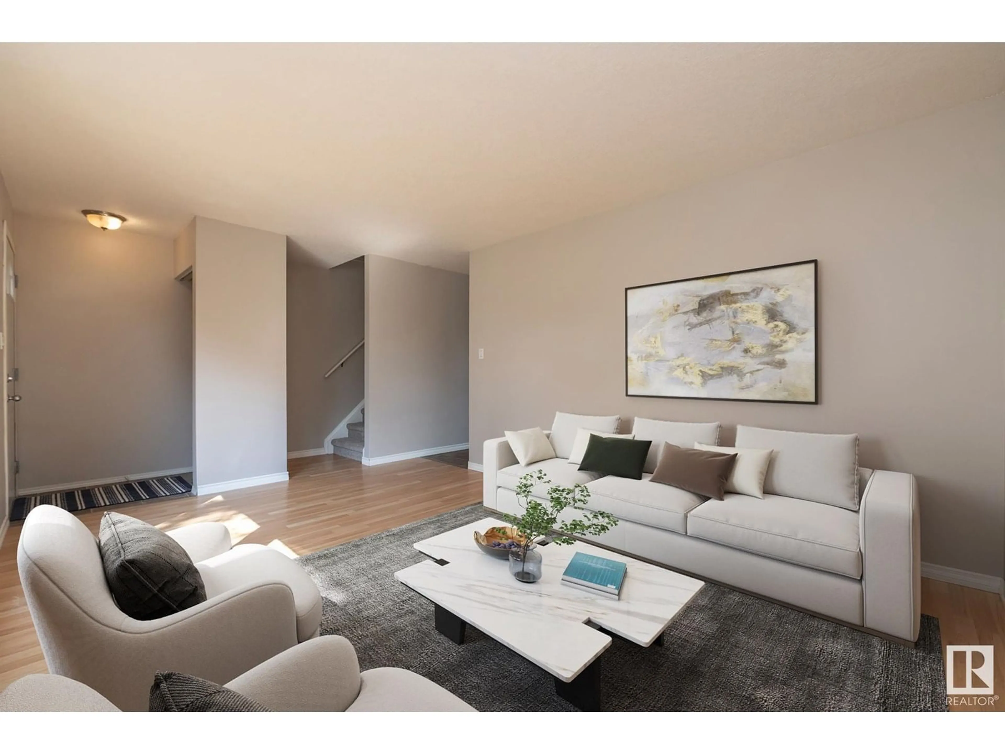 Living room with furniture, unknown for 65 ATHABASCA AC, Devon Alberta T9G1L7