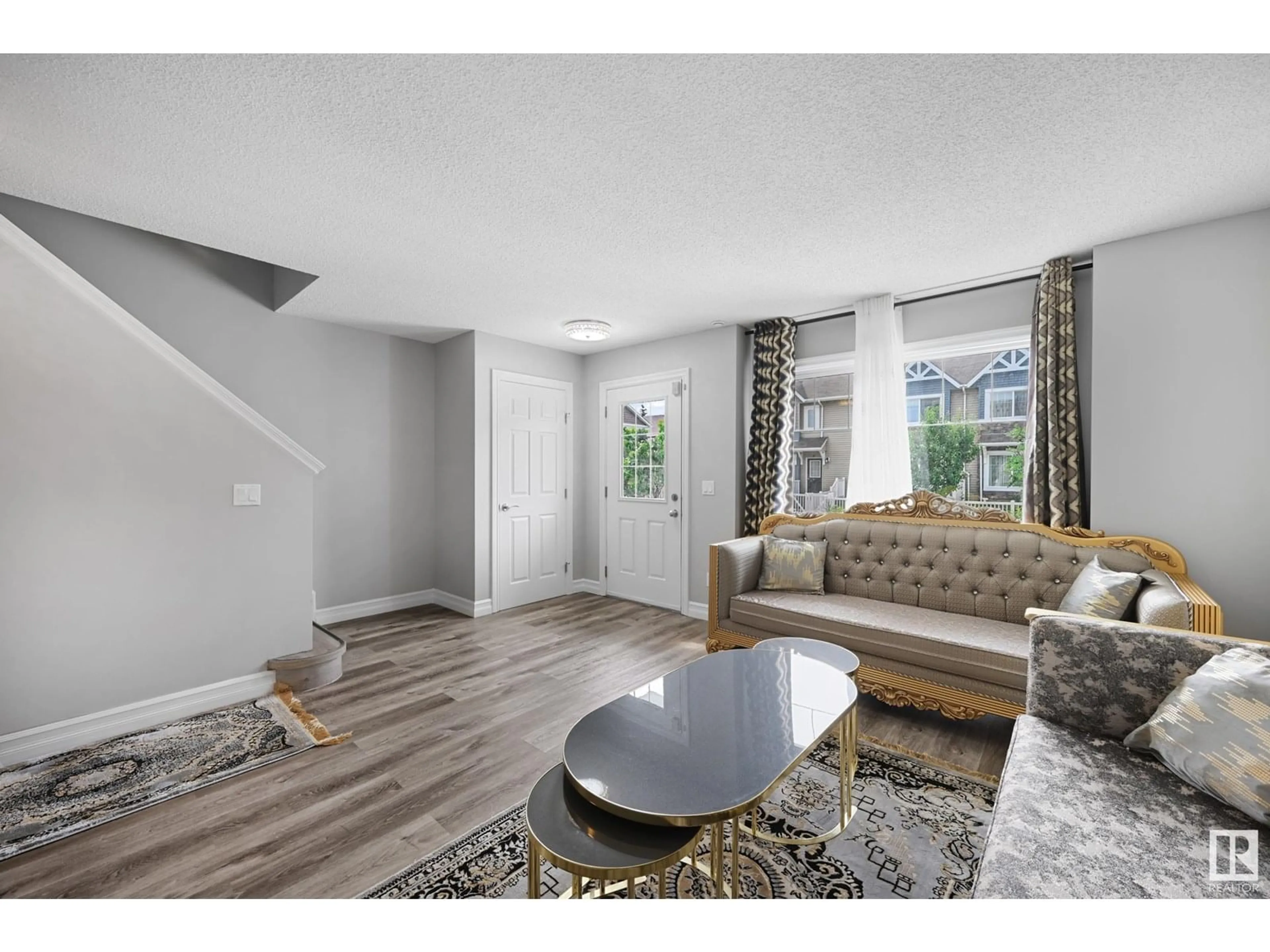 Living room with furniture, unknown for 52 14621 121 ST NW, Edmonton Alberta T5X0H2