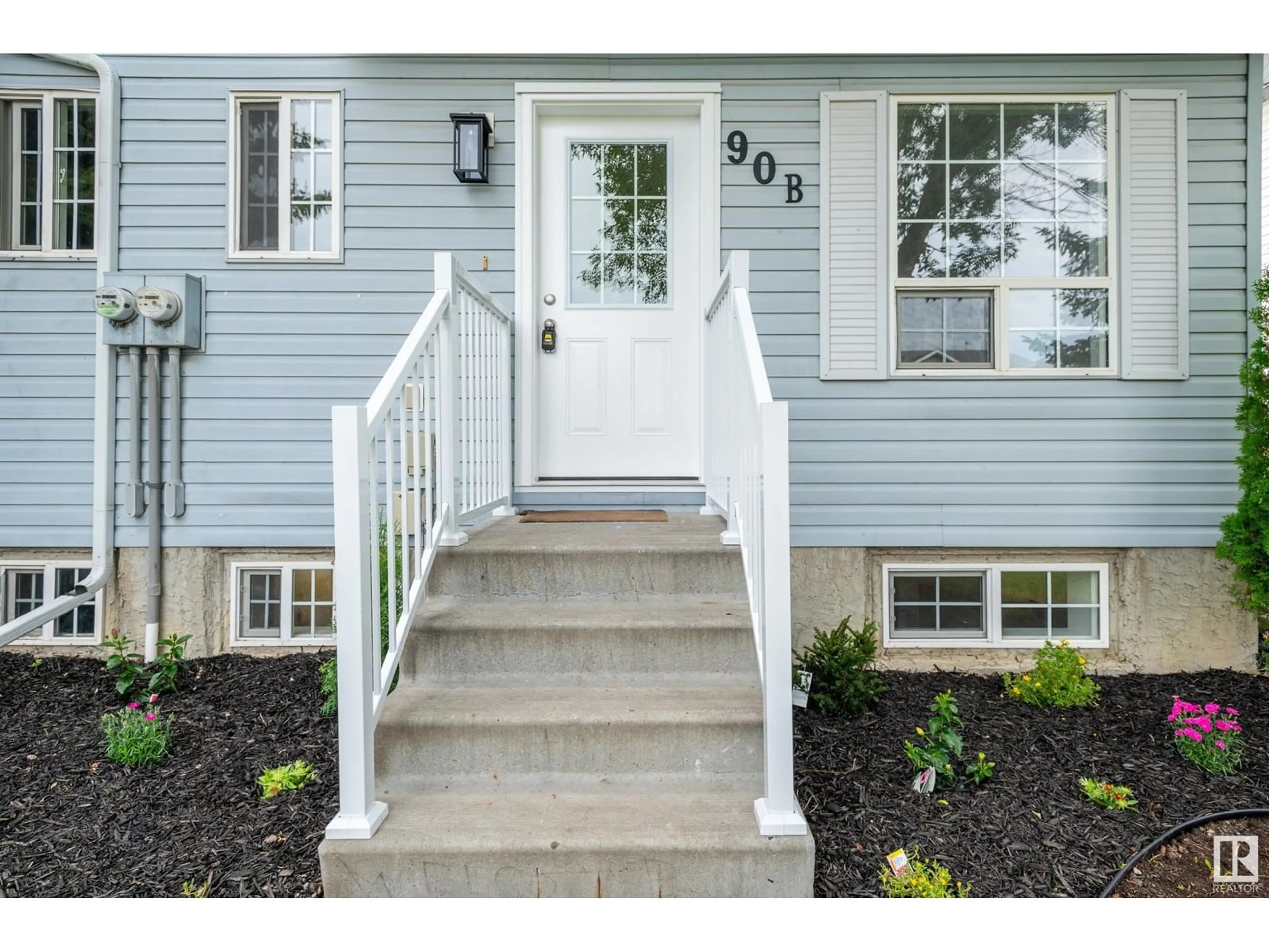 Home with vinyl exterior material, street for 90B ERIE ST, Devon Alberta T9G1S7