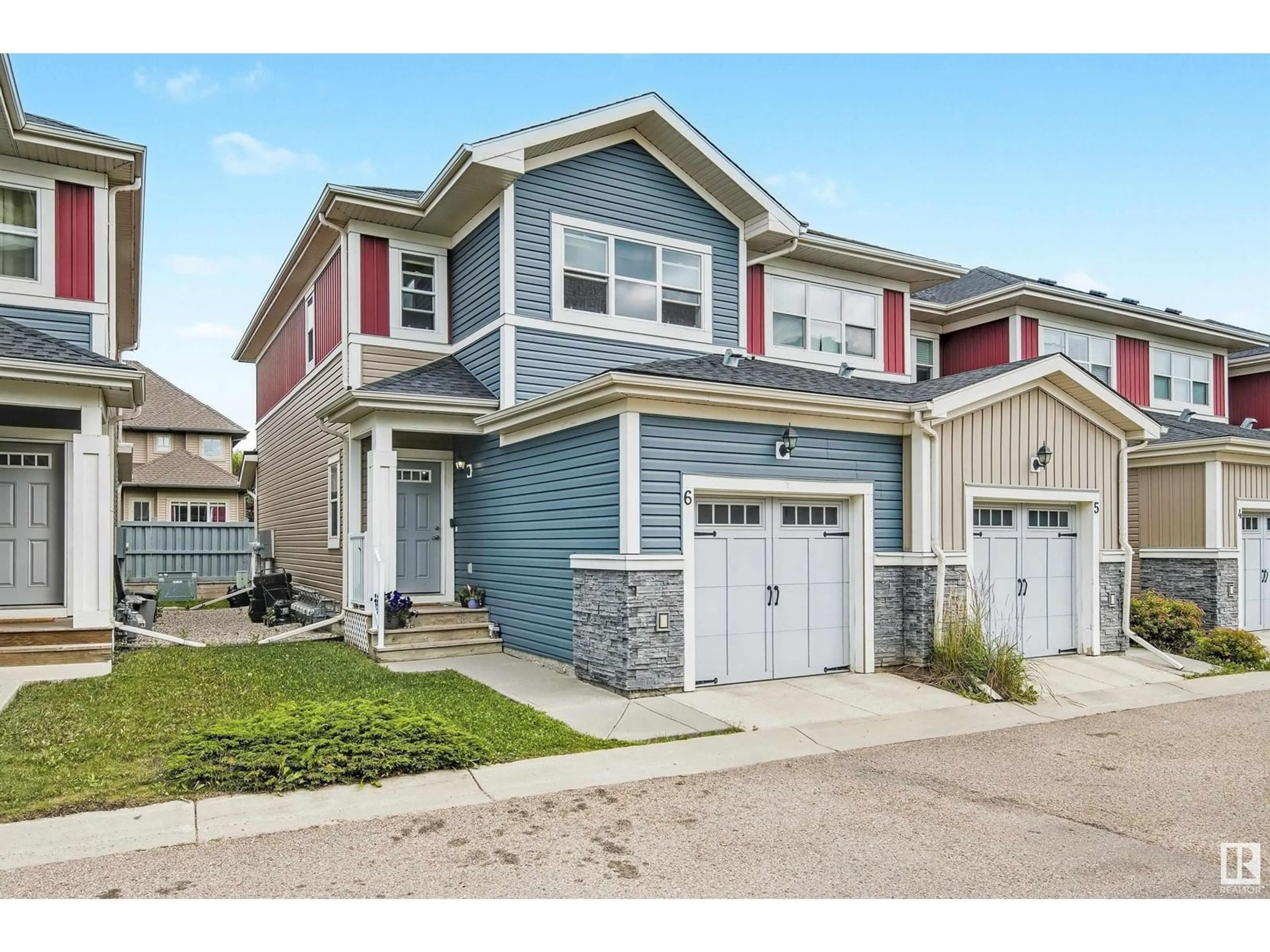 Home with vinyl exterior material, street for #6 - 3710 ALLAN DR, Edmonton Alberta T6W2C4
