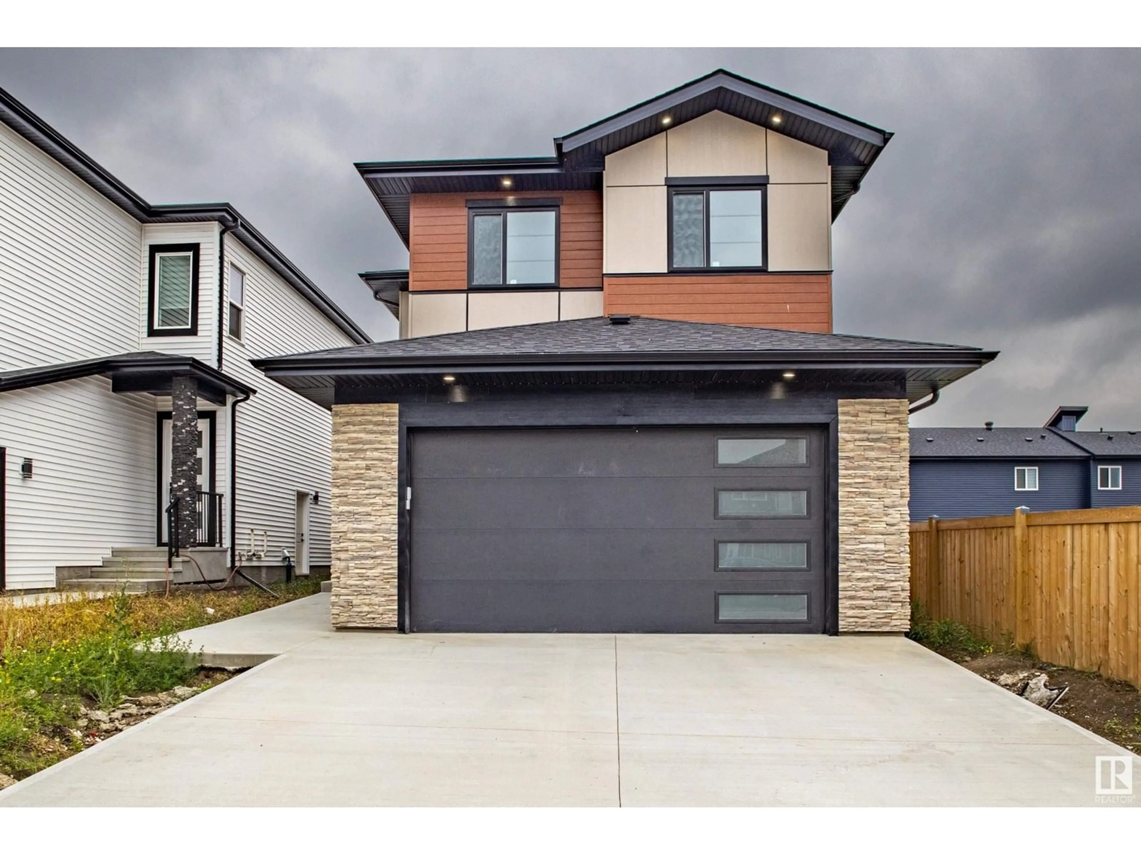 Home with brick exterior material, street for 205 FRASER WY, Edmonton Alberta T5Y4C1