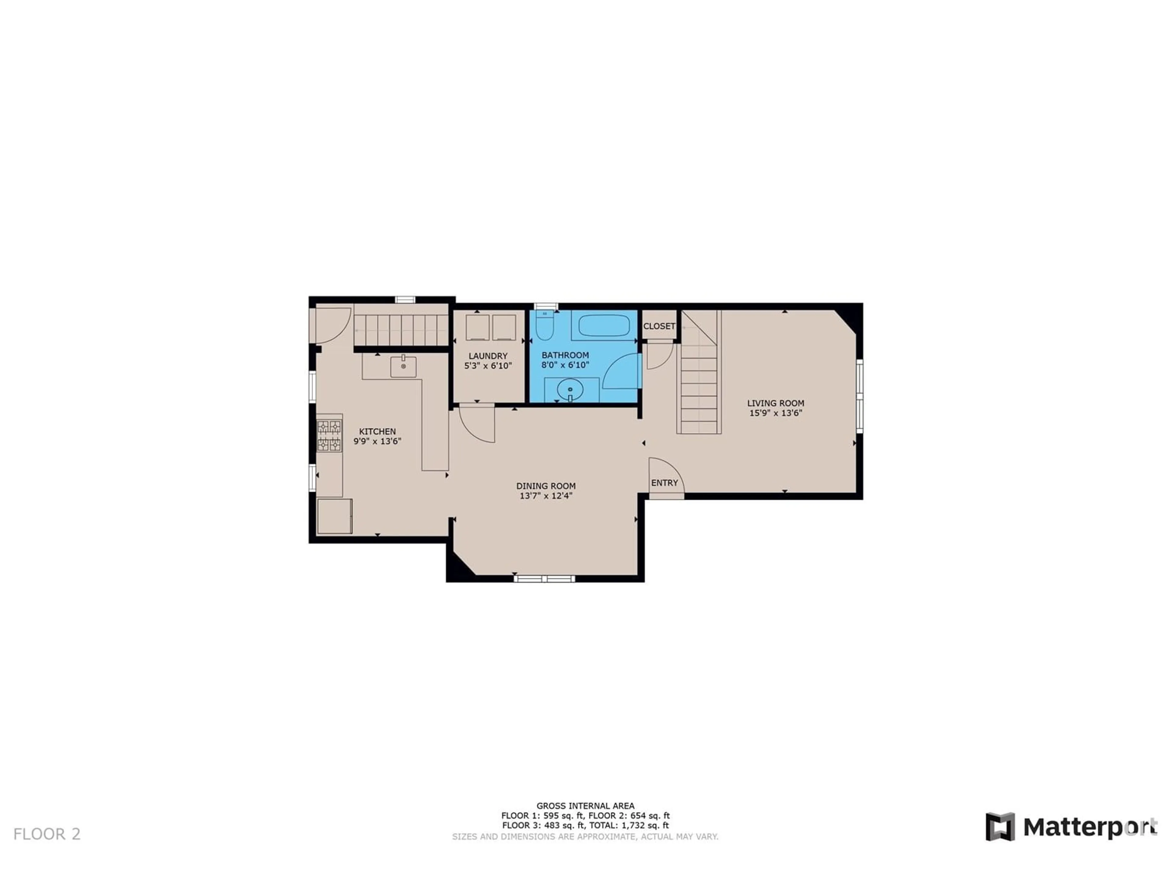 Floor plan for NW - 9837 85 AV, Edmonton Alberta T6E2J5
