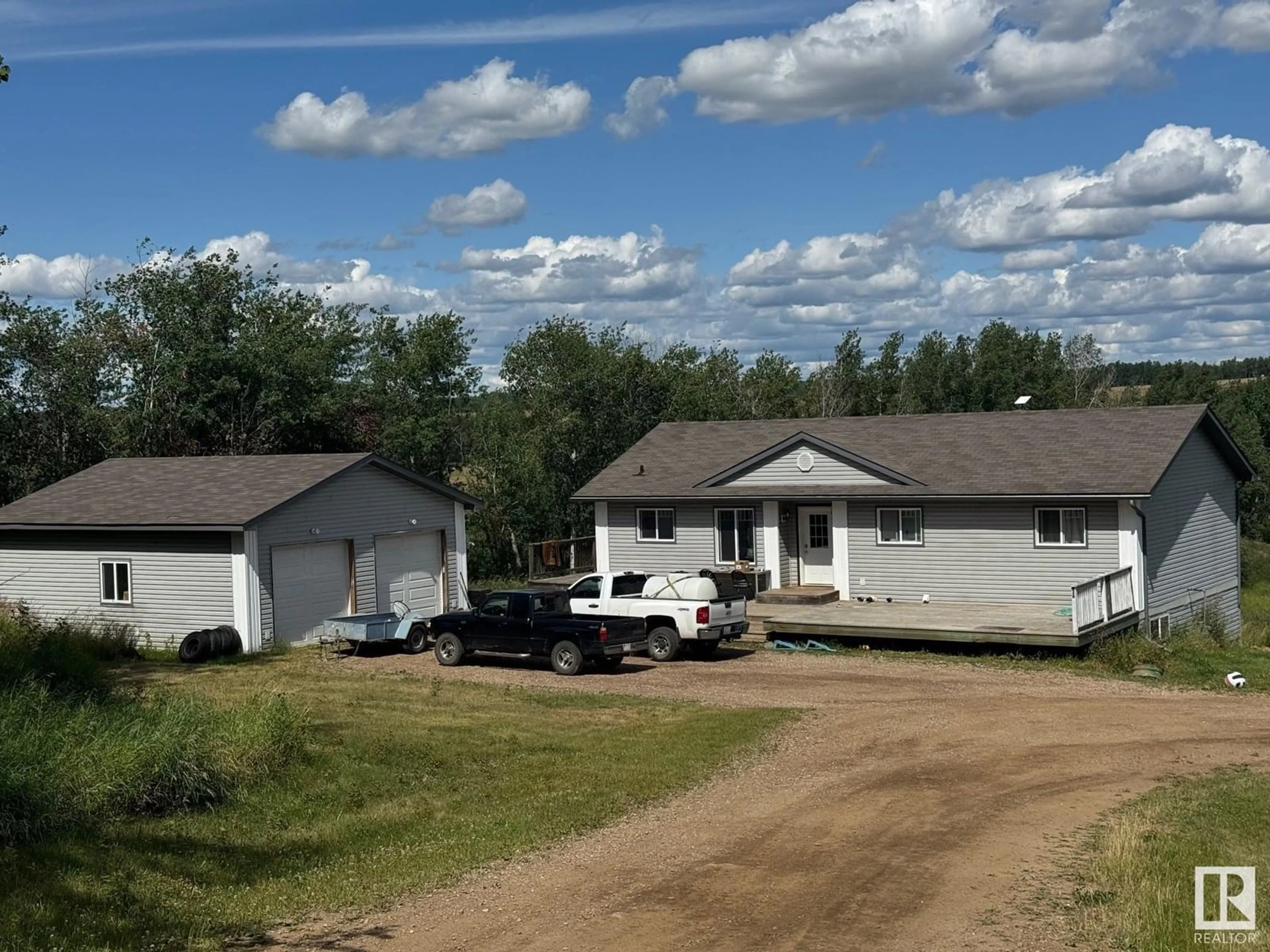A pic from outside/outdoor area/front of a property/back of a property/a pic from drone, unknown for 16338 TOWNSHIP ROAD 675, Rural Lac La Biche County Alberta T0A2T0