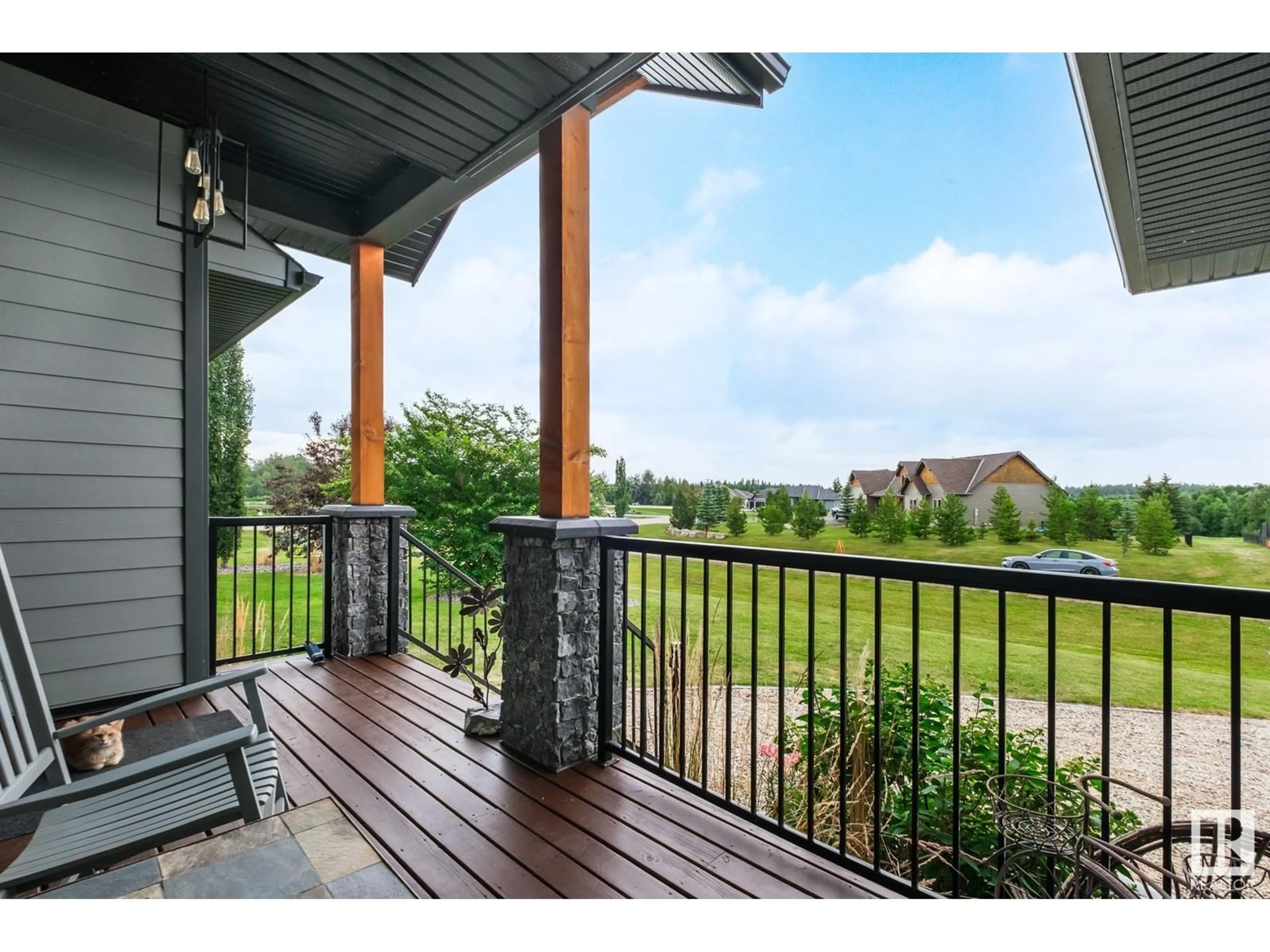 Patio, water/lake/river/ocean view for 2035 SPRING DR, Rural Parkland County Alberta T7X0G8