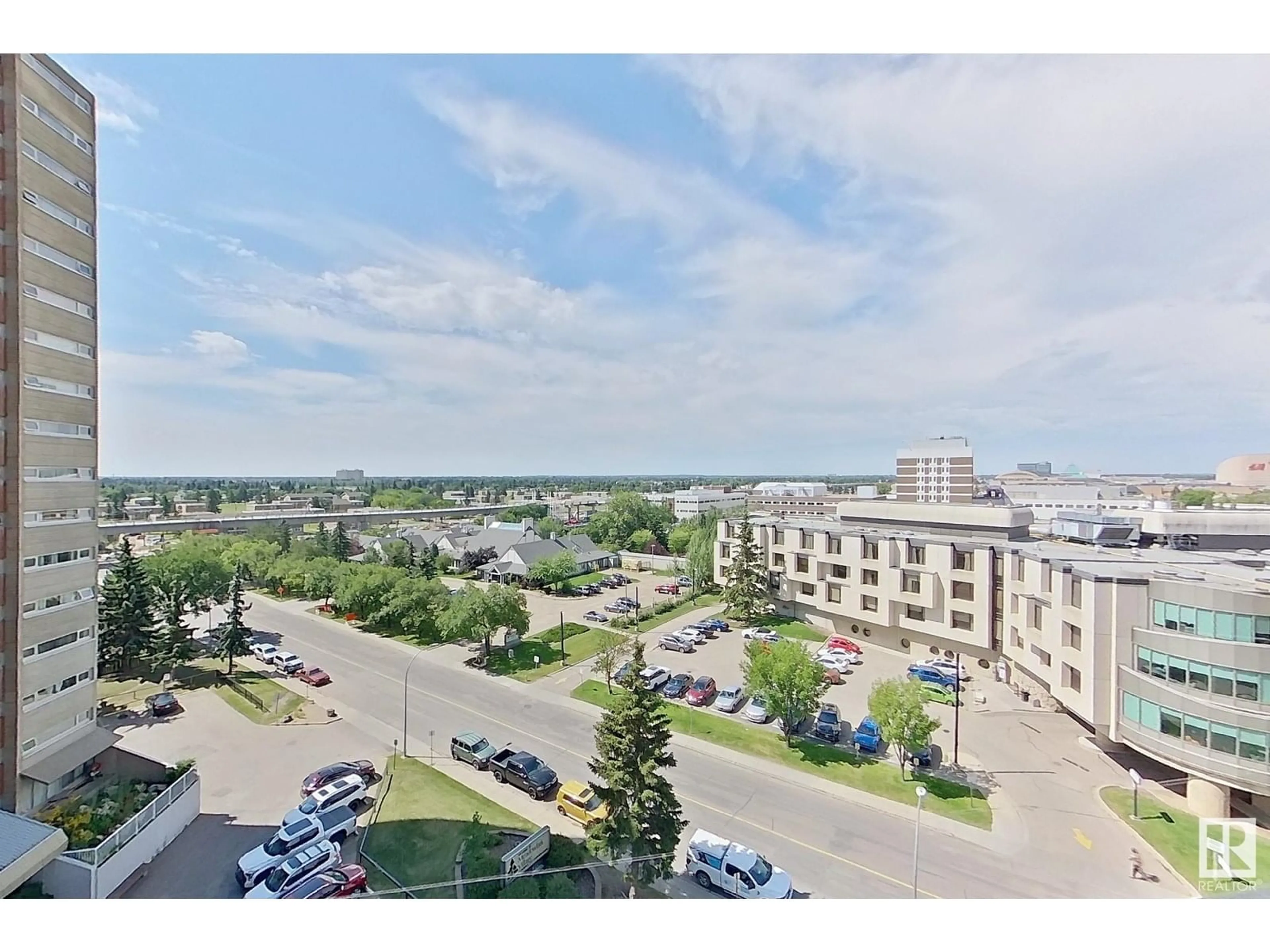 A pic from outside/outdoor area/front of a property/back of a property/a pic from drone, city buildings view from balcony for #80 - 8745 165 ST, Edmonton Alberta T5R2R7