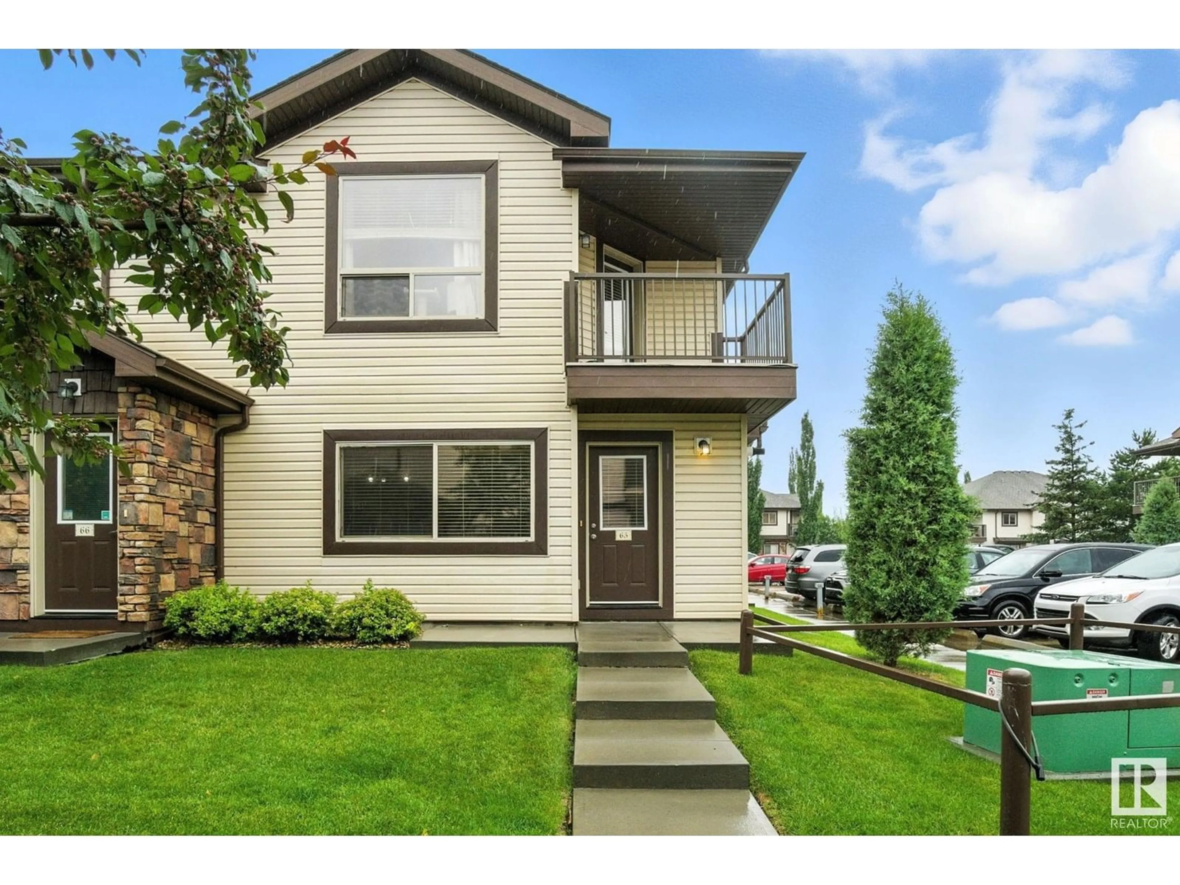 Home with vinyl exterior material, street for SW - 65 604 62 ST, Edmonton Alberta T6X0K4