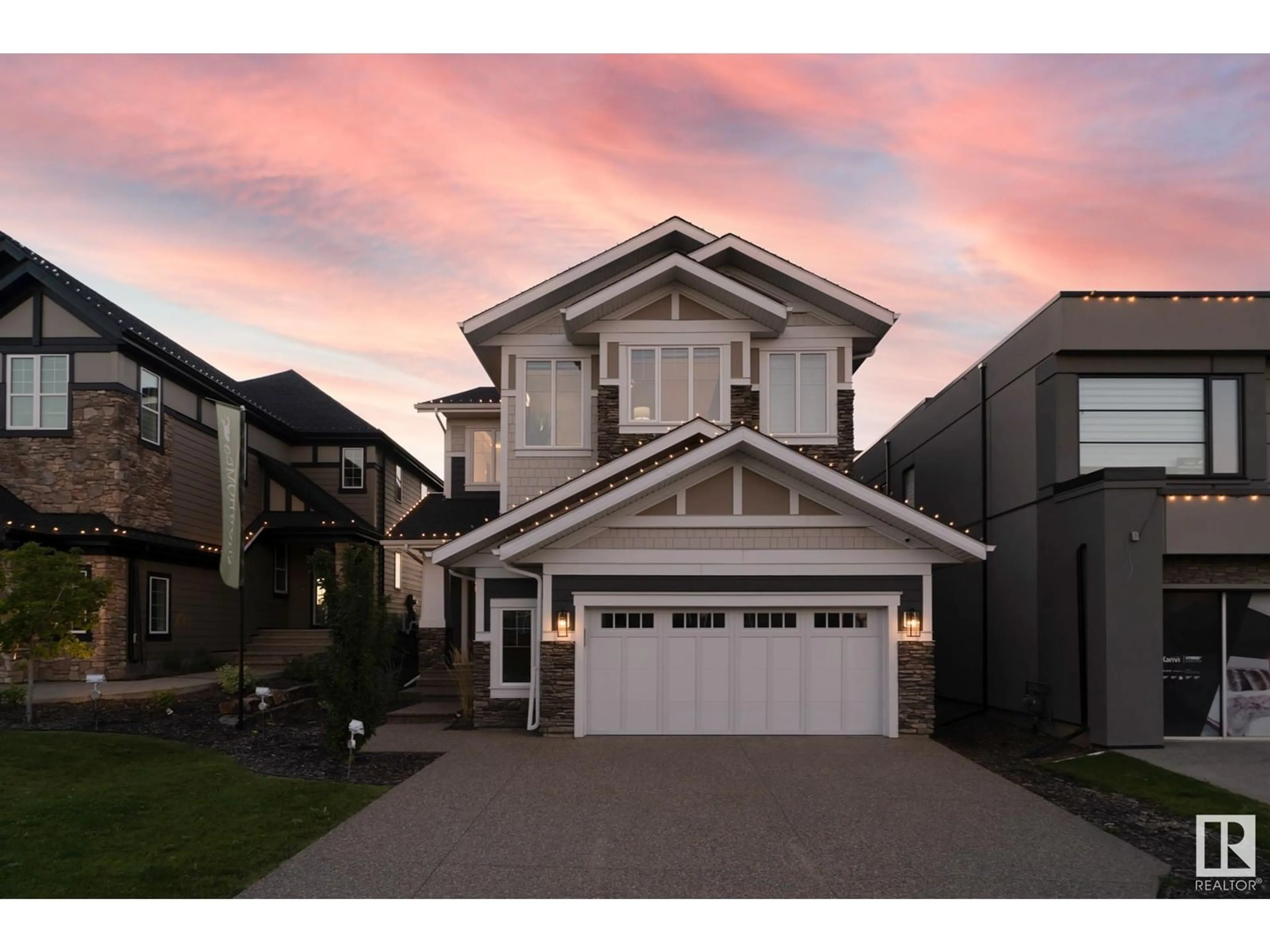 Home with vinyl exterior material, street for 1493 HOWES CRESCENT, Edmonton Alberta T6W0C3