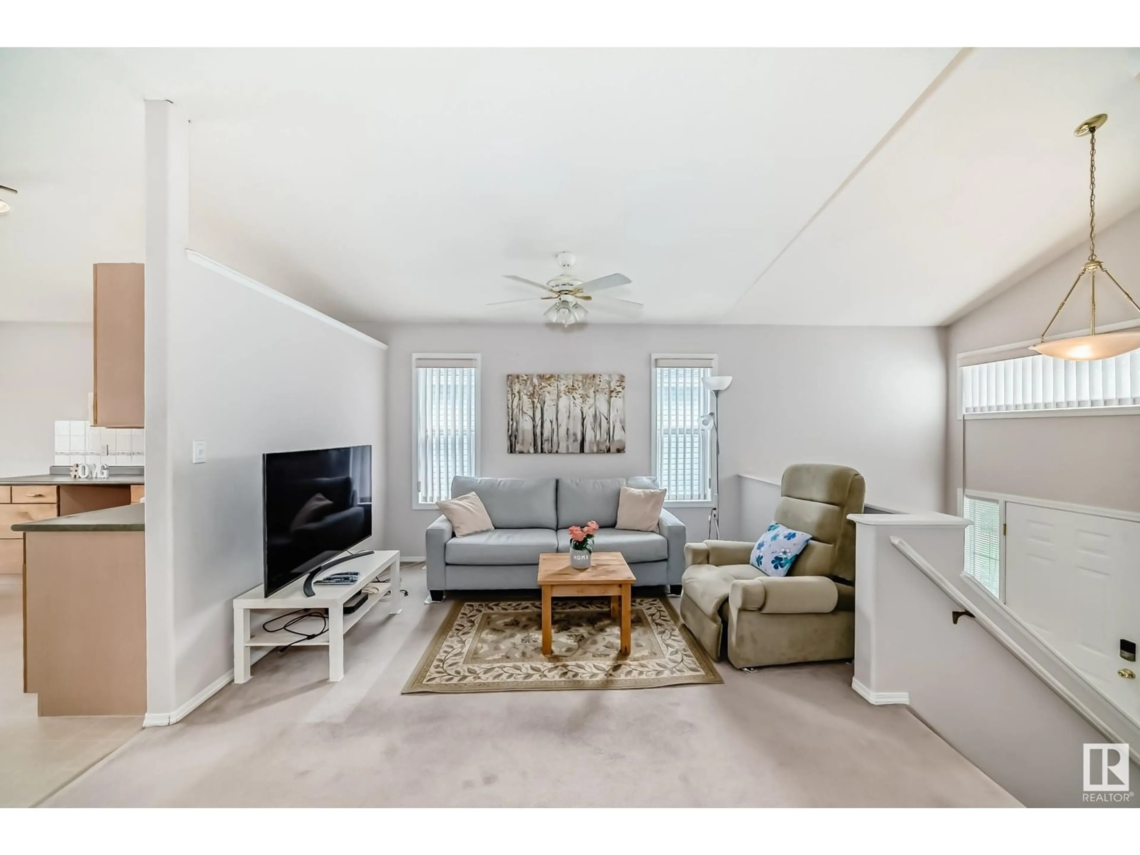 Living room with furniture, unknown for NW - 16121 128A ST, Edmonton Alberta T6V1P2