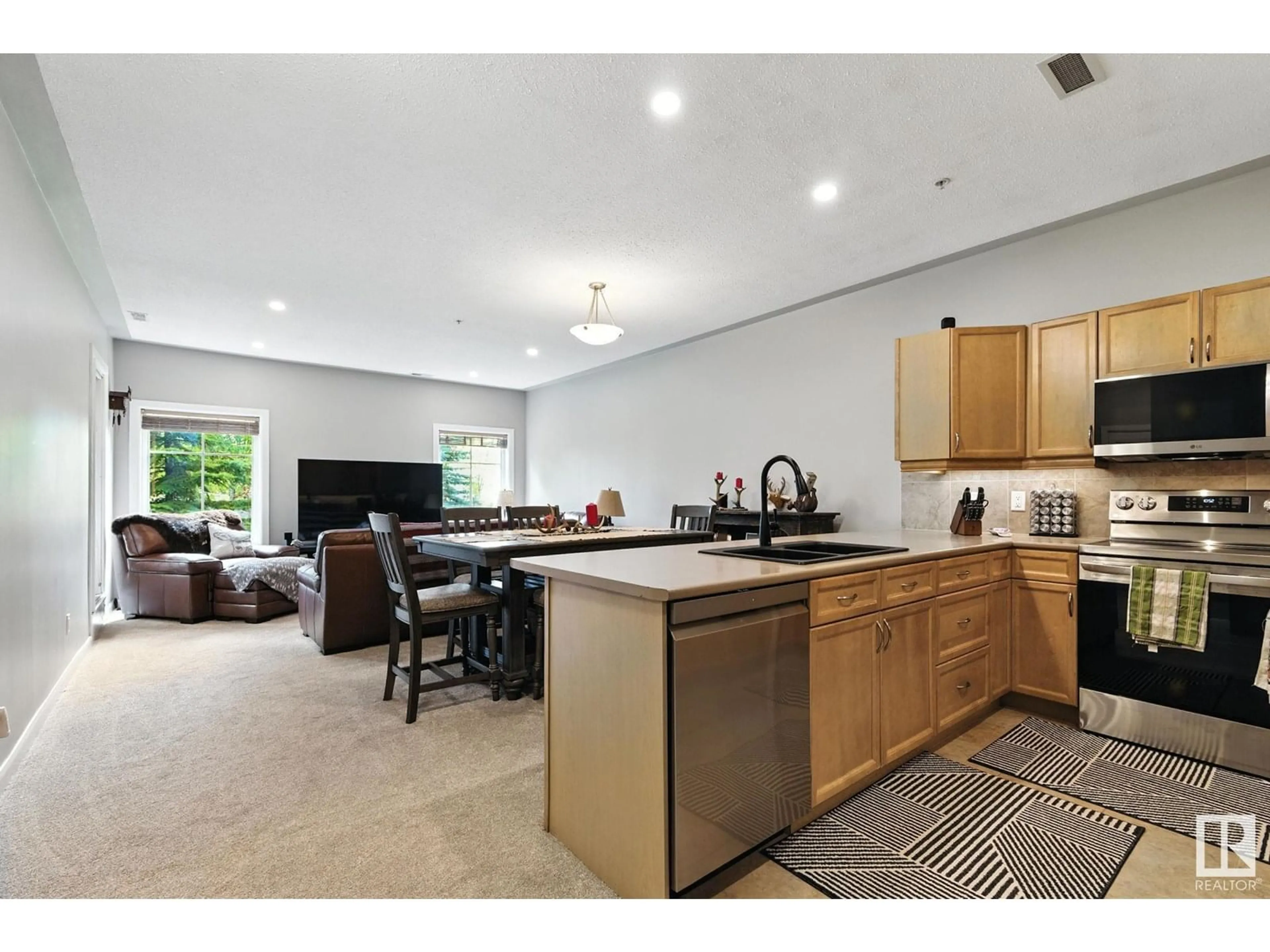 Open concept kitchen, unknown for 160 - 137 MAGRATH RD, Edmonton Alberta T6R3T7