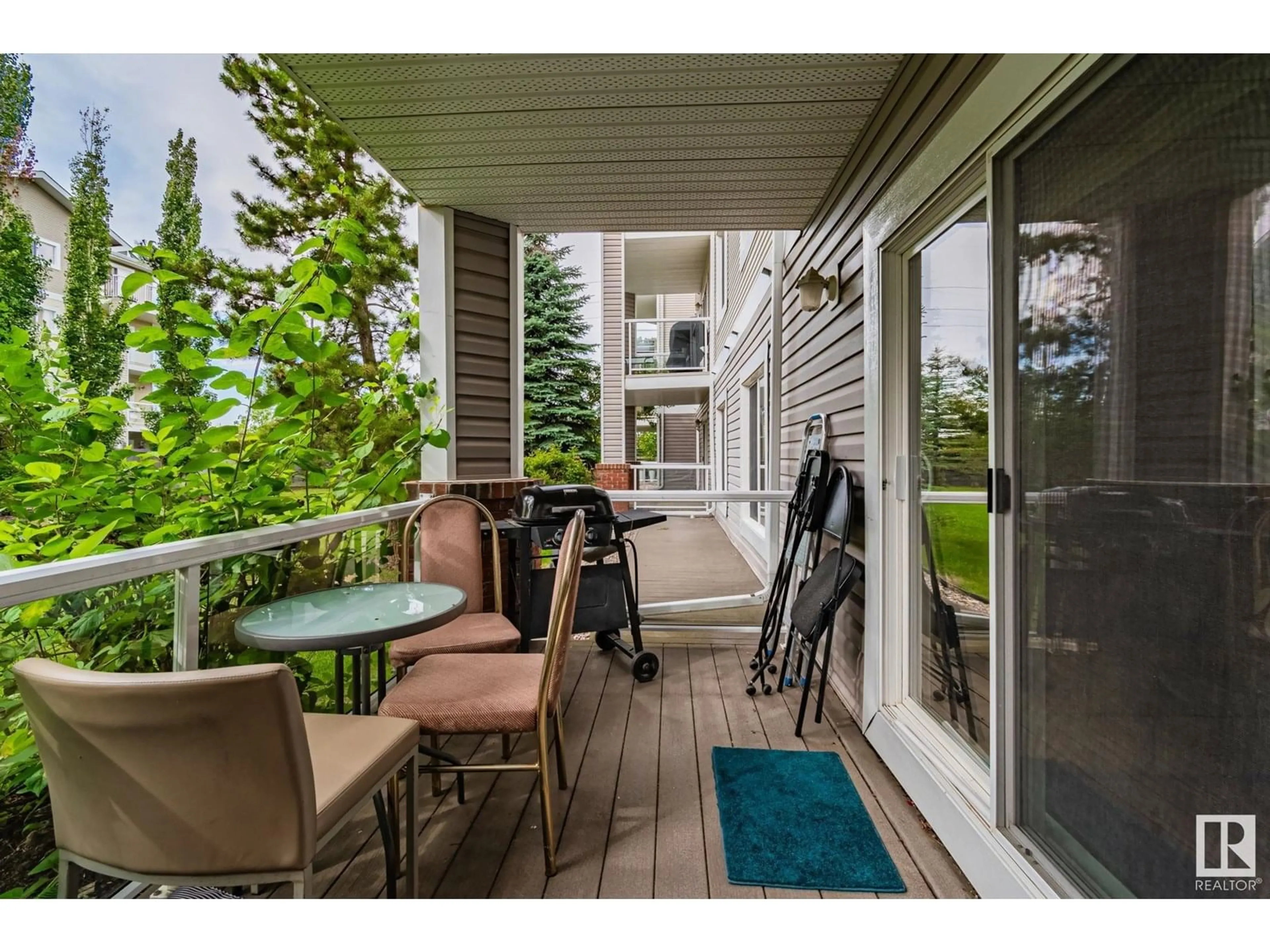 Patio, water/lake/river/ocean view for #114 - 13710 150 AV, Edmonton Alberta T6V0B2