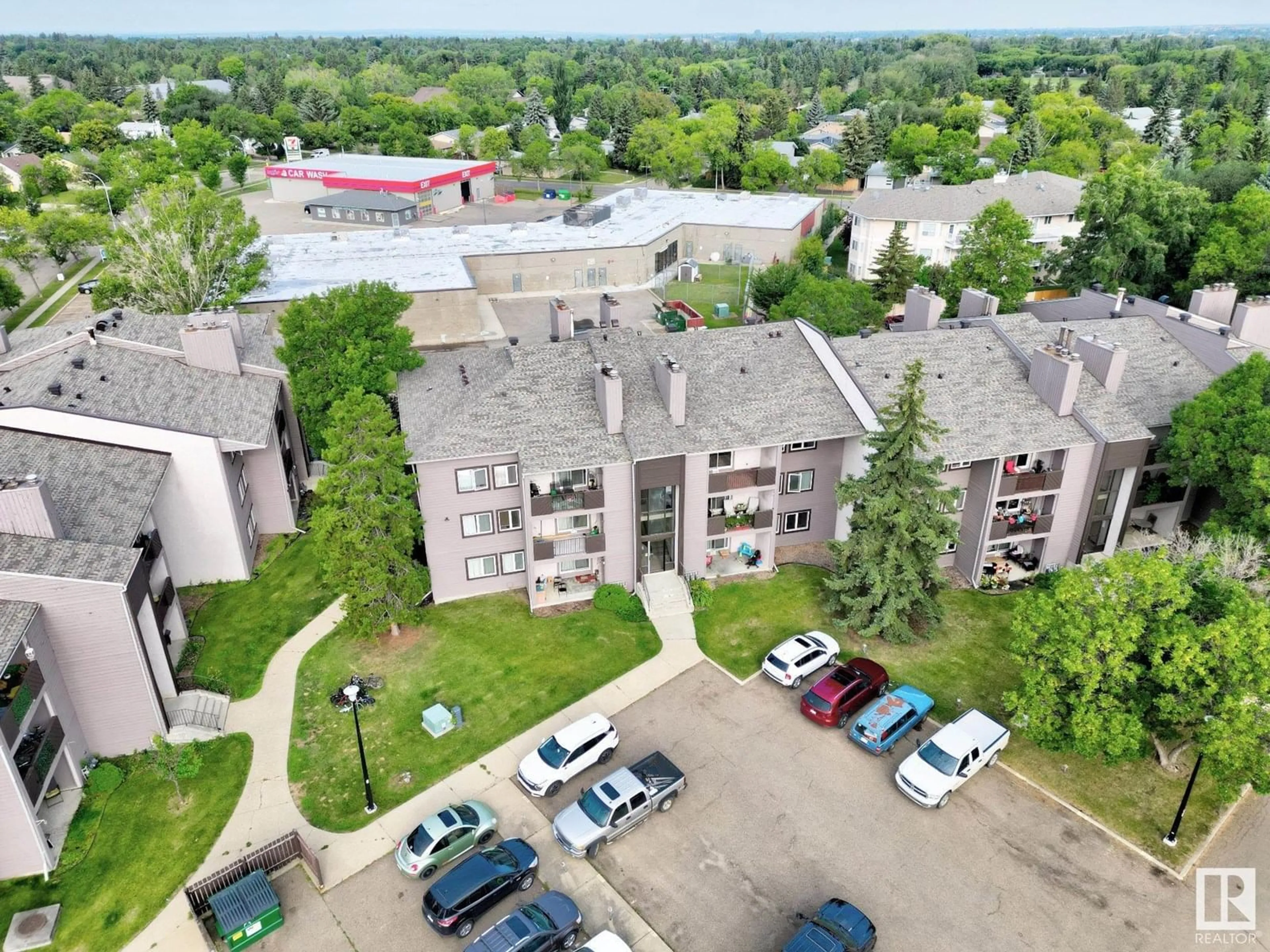 A pic from outside/outdoor area/front of a property/back of a property/a pic from drone, city buildings view from balcony for 41 - 304 AKINS DRIVE, St. Albert Alberta T8N2P4