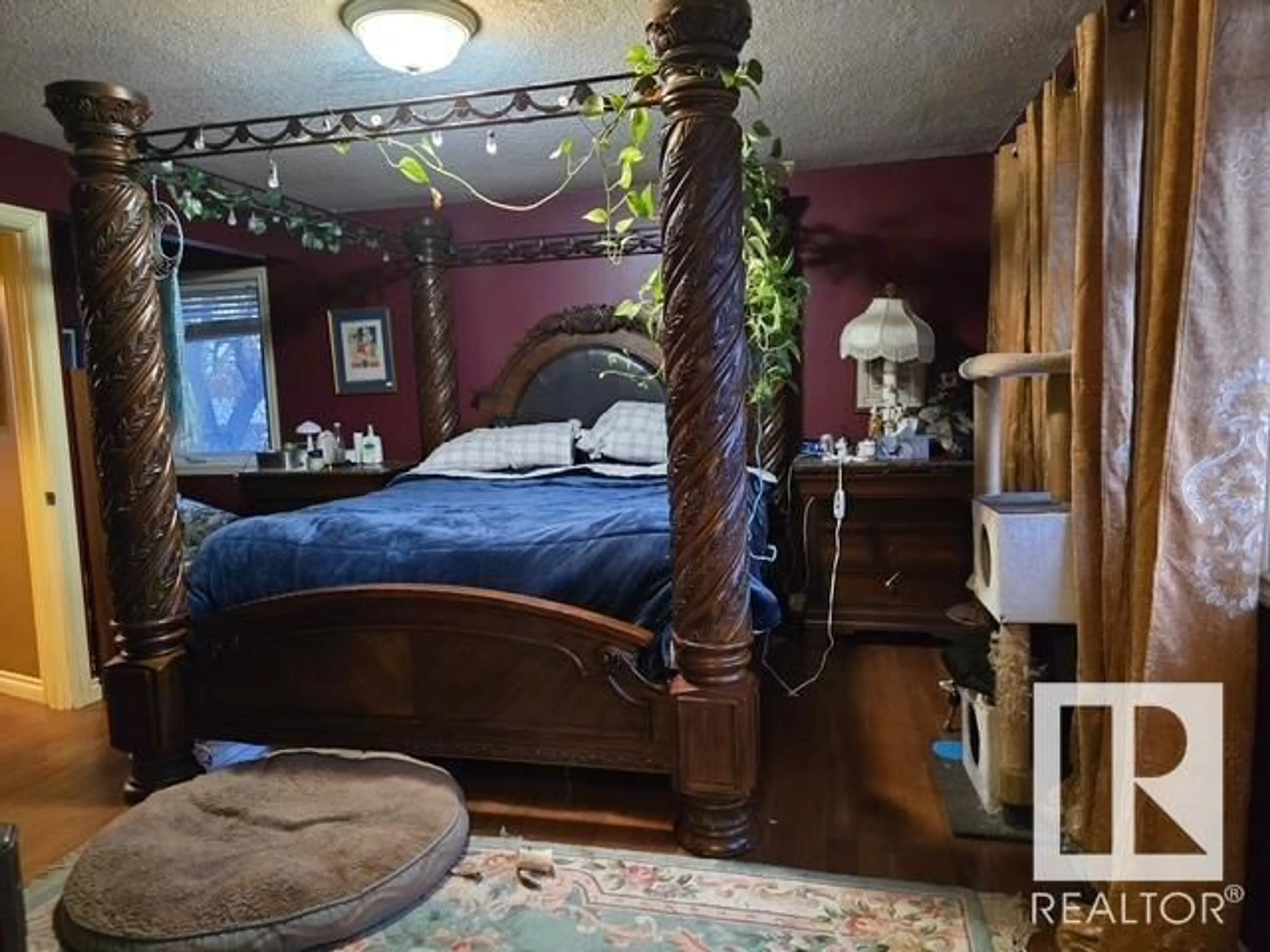 Bedroom with bed, unknown for 9611 144 AV, Edmonton Alberta T5E2H8