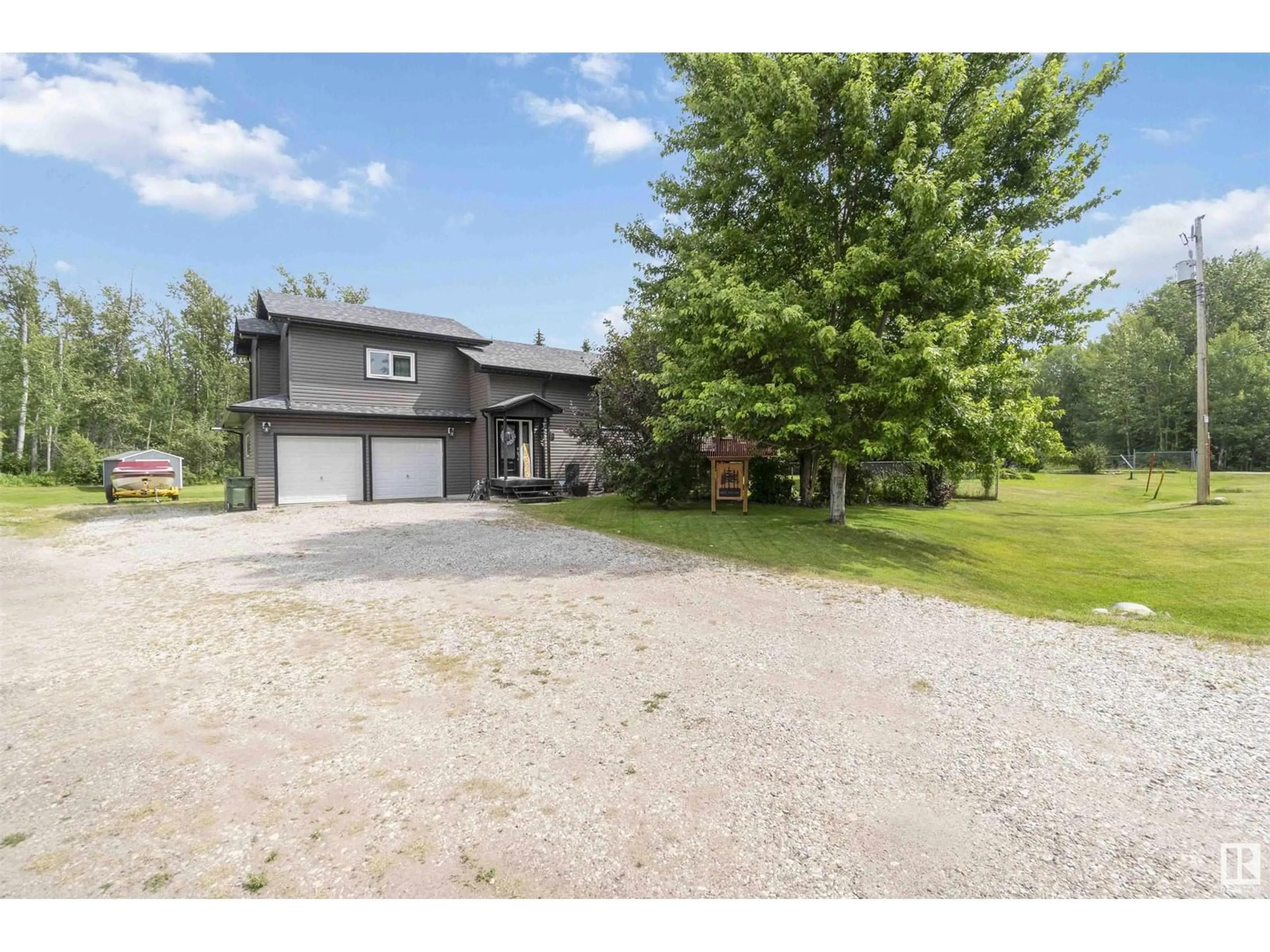 A pic from outside/outdoor area/front of a property/back of a property/a pic from drone, street for 4812 49A AV, Rural Lac Ste. Anne County Alberta T0E0A0