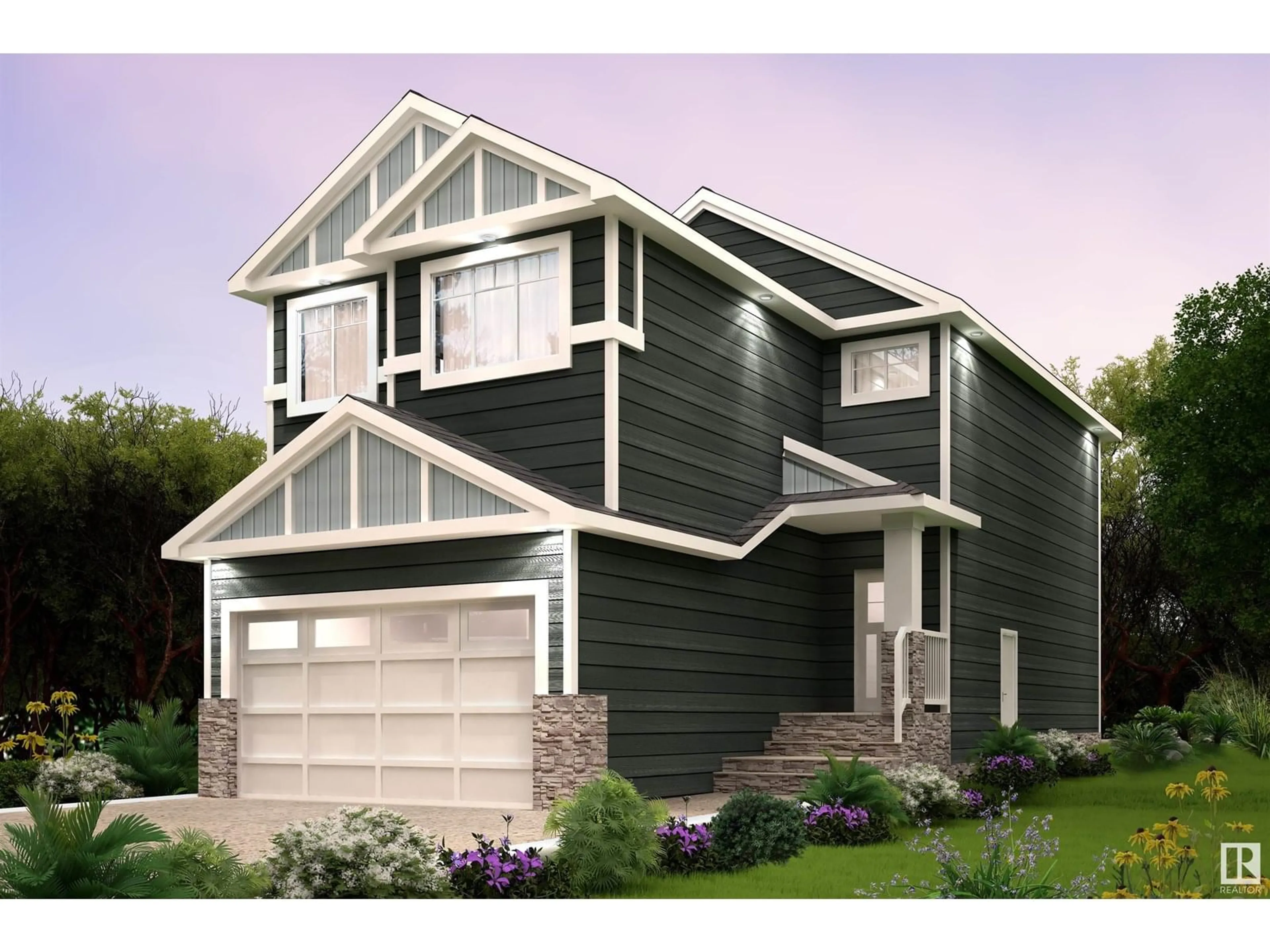 Home with vinyl exterior material, street for 29 GABLE CM, Spruce Grove Alberta T7X2W2