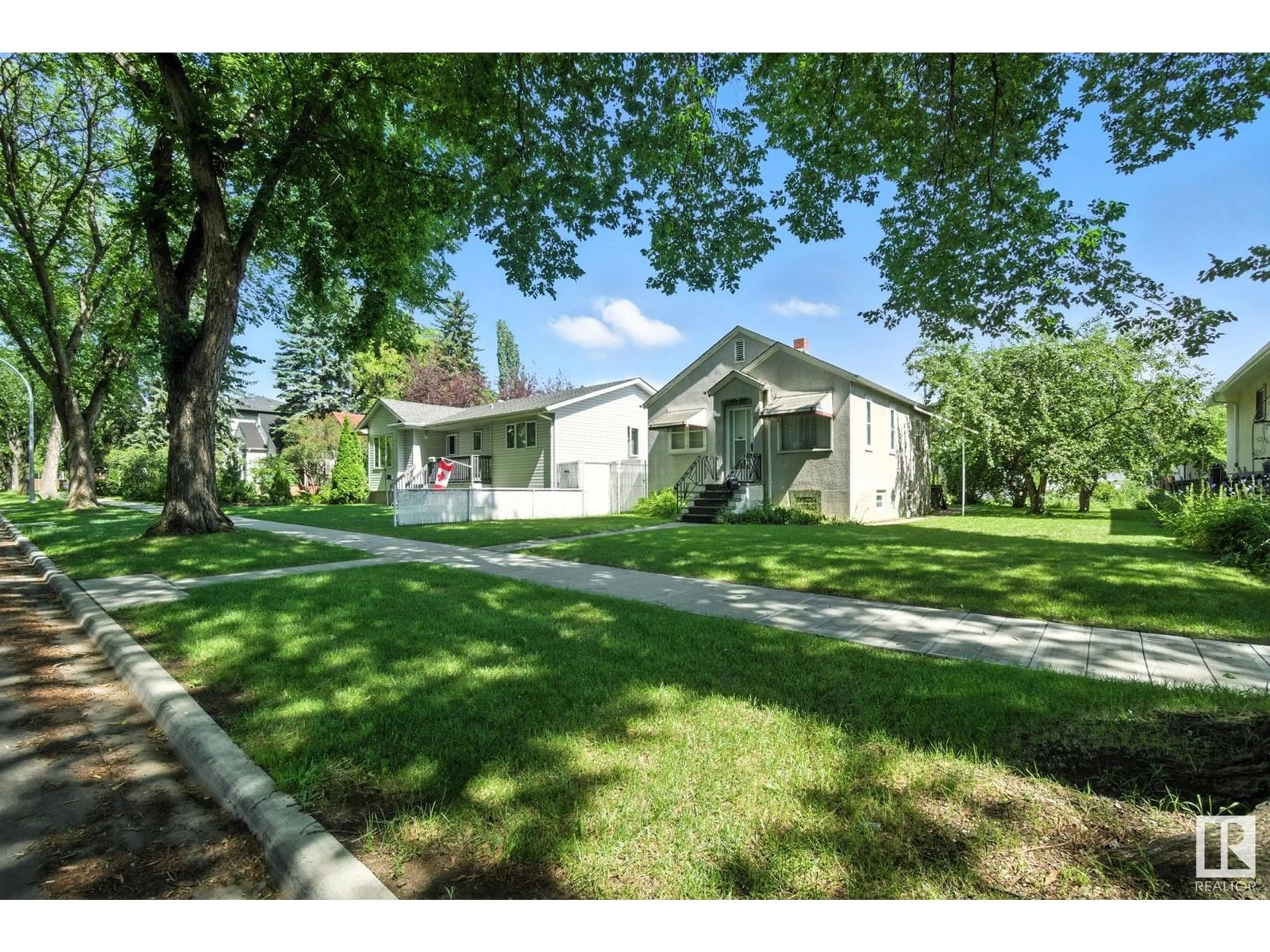 A pic from outside/outdoor area/front of a property/back of a property/a pic from drone, street for NW - 12117 85 ST, Edmonton Alberta T6X1C7