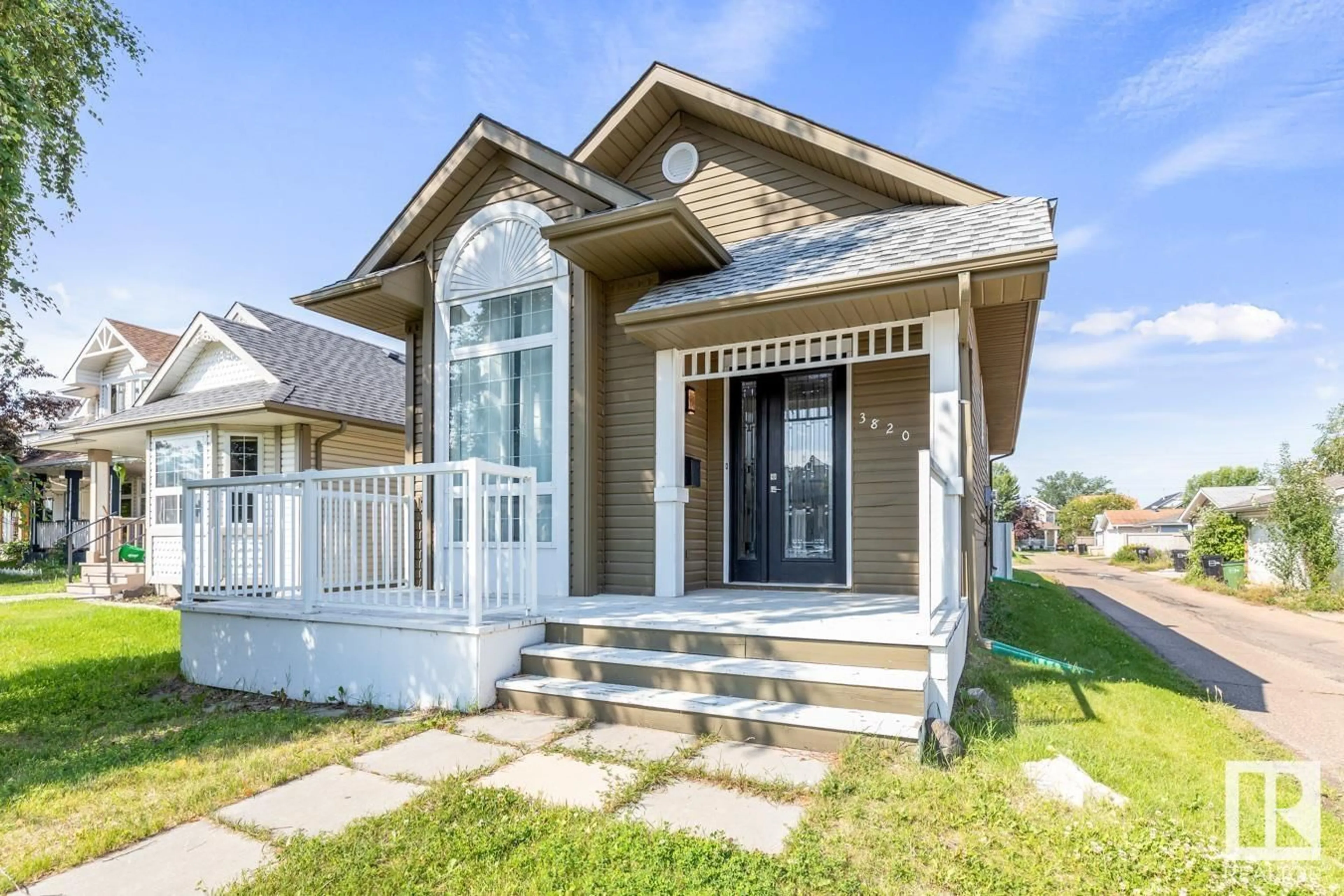 Home with brick exterior material, street for 3820 23 ST, Edmonton Alberta T6T1K7