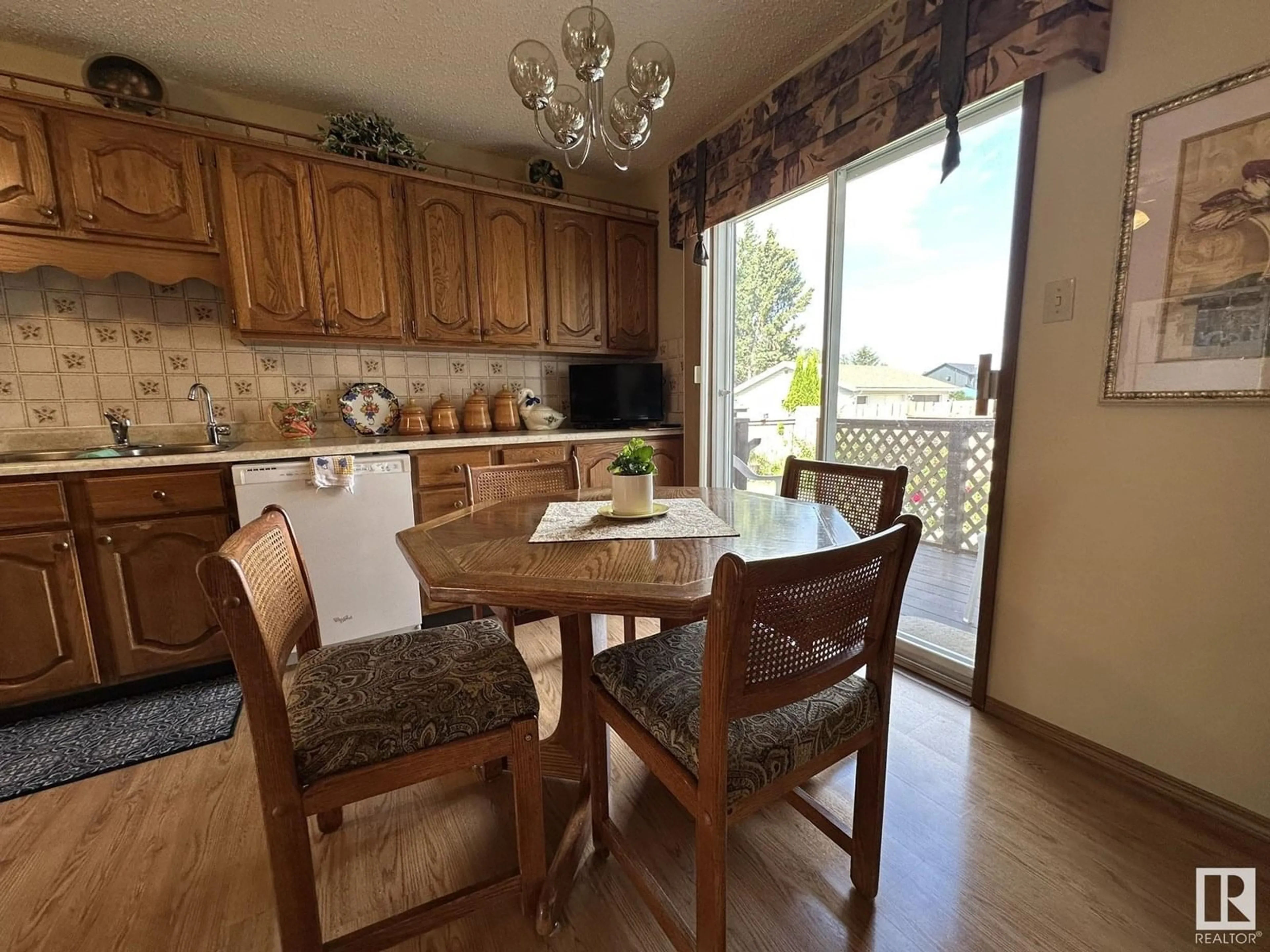 Dining room, wood/laminate floor for 4318 54 AV, Smoky Lake Town Alberta T0A3C0