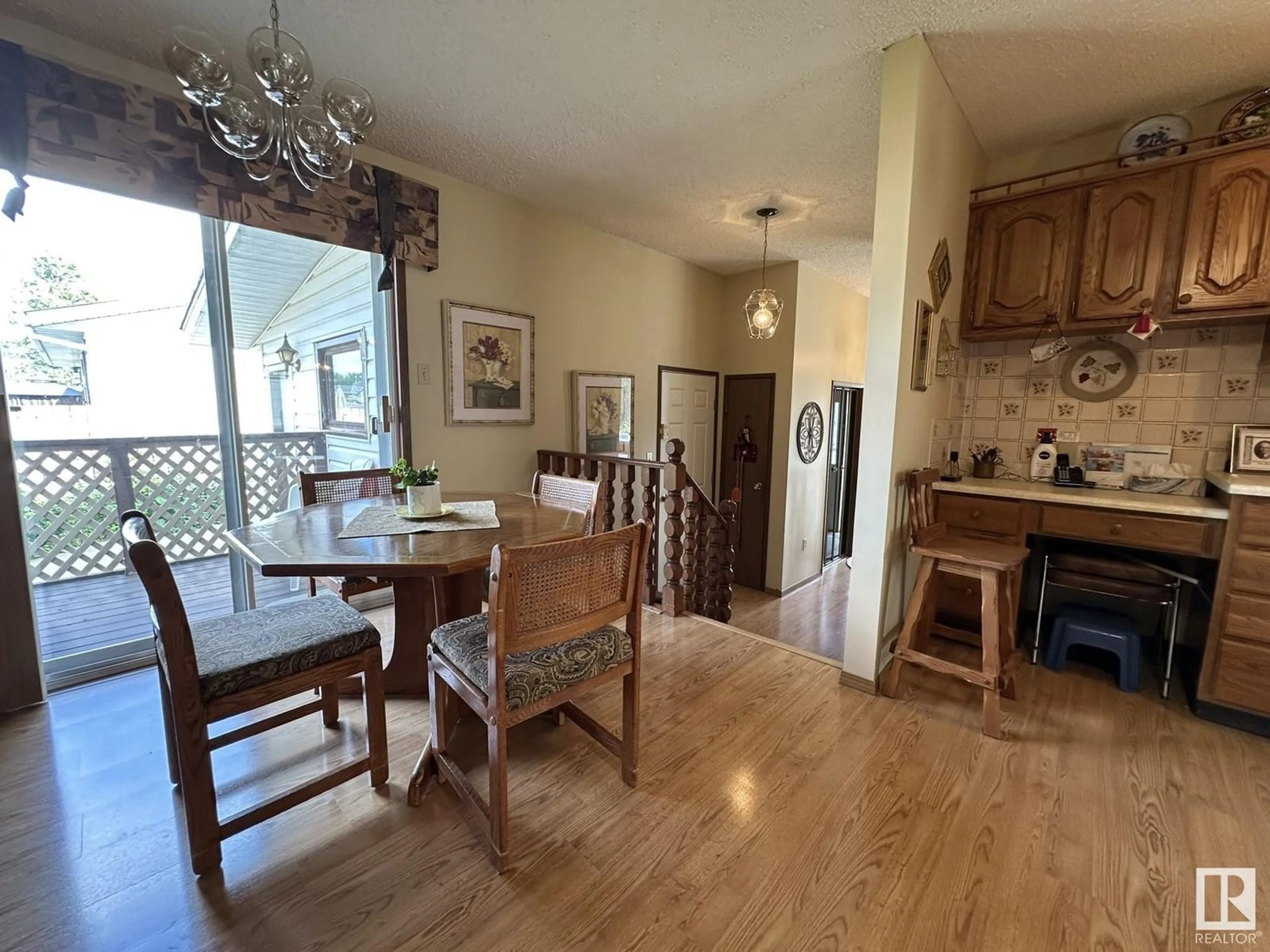 Dining room, wood/laminate floor for 4318 54 AV, Smoky Lake Town Alberta T0A3C0