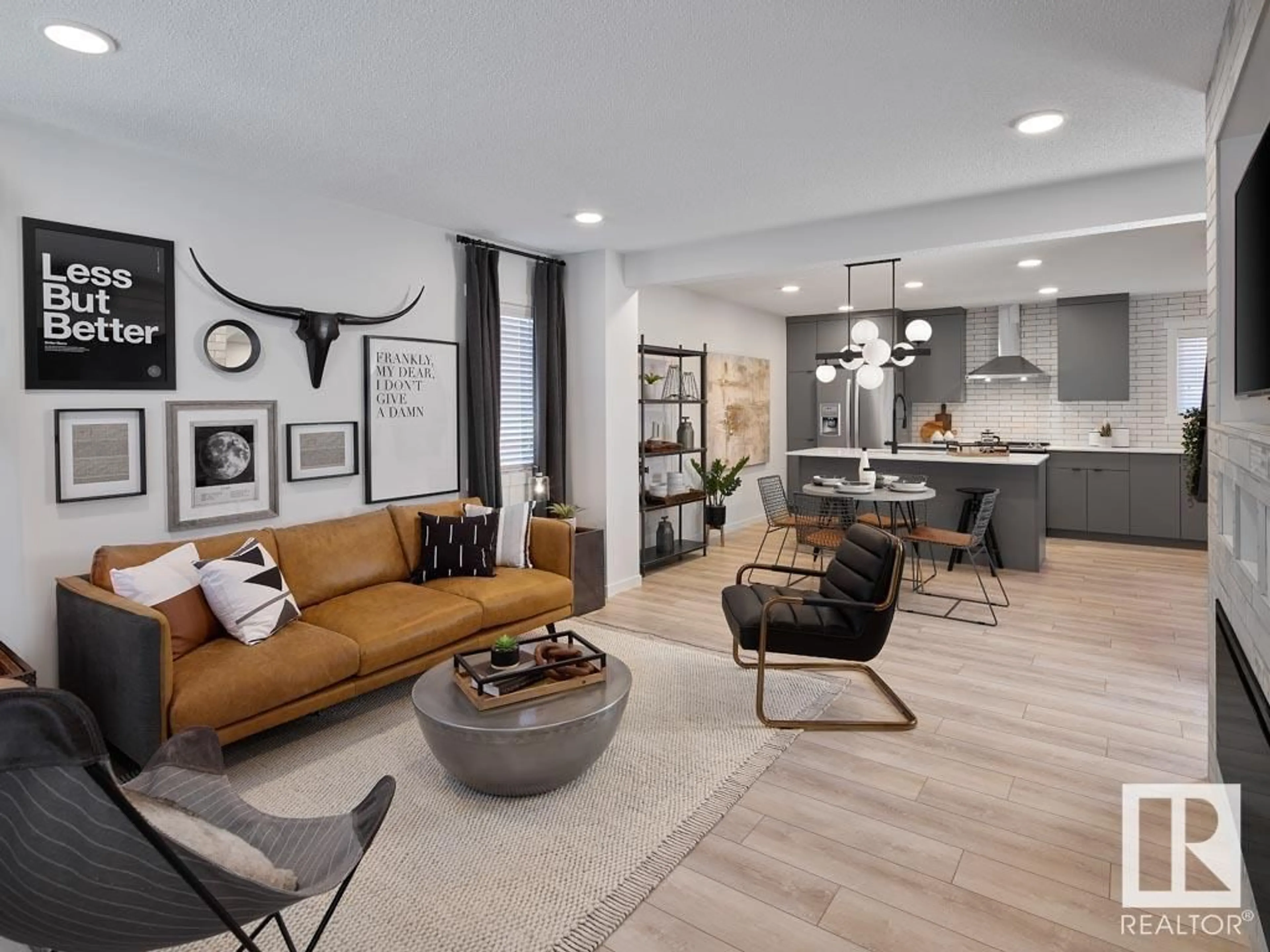 Open concept kitchen, unknown for 509 ASTER DR, Edmonton Alberta T6T2N8