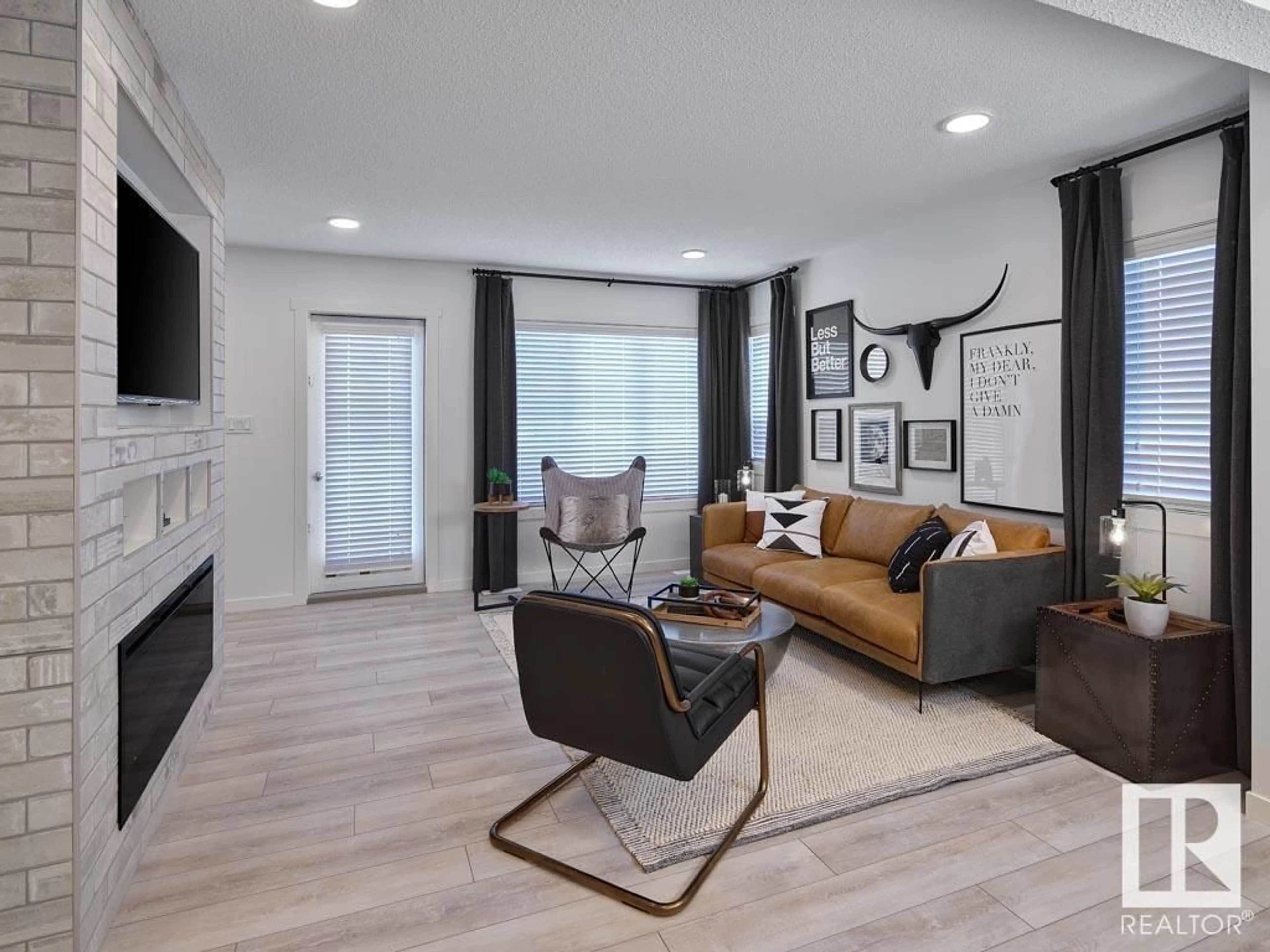 Living room with furniture, unknown for 509 ASTER DR, Edmonton Alberta T6T2N8