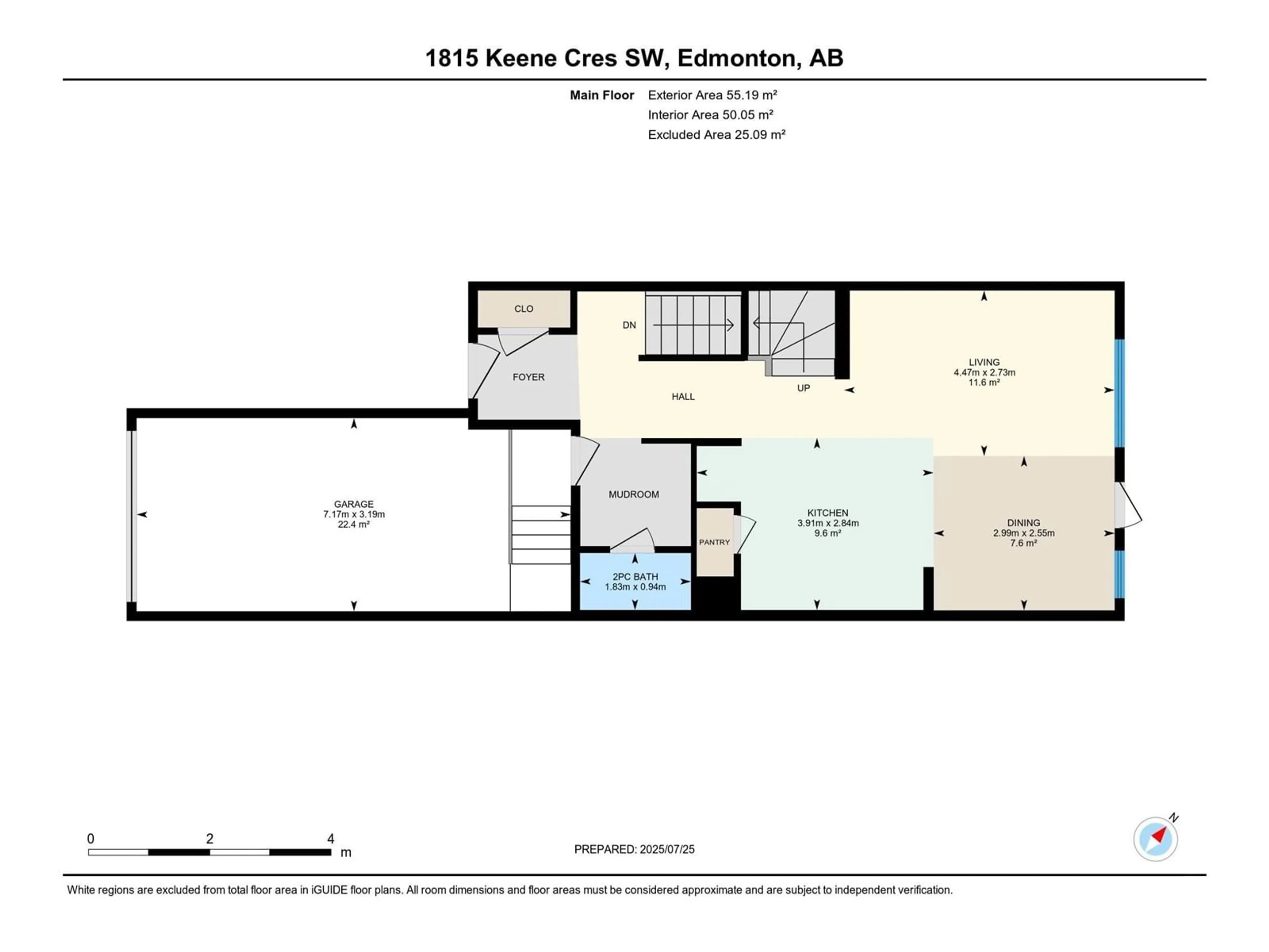 Floor plan for 1815 KEENE CR, Edmonton Alberta T6W3W4